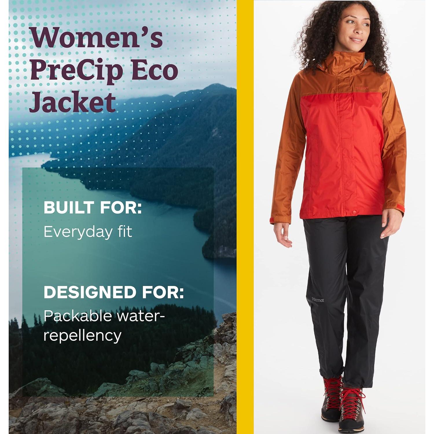 Chaqueta de Lluvia Impermeable Eco Precip Marmot Mujeres