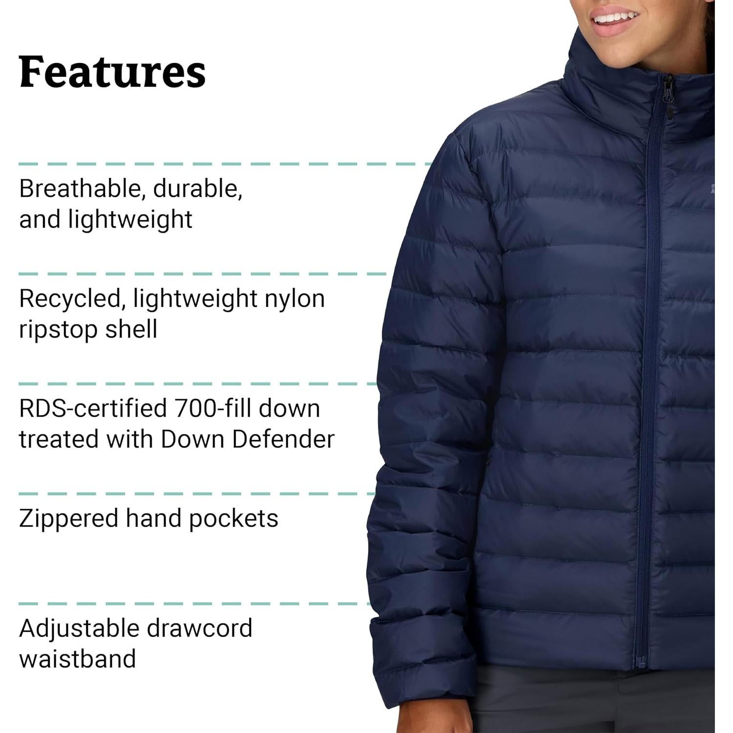 Chaqueta de Plumón JENA para Mujeres Marmot - 700 Relleno