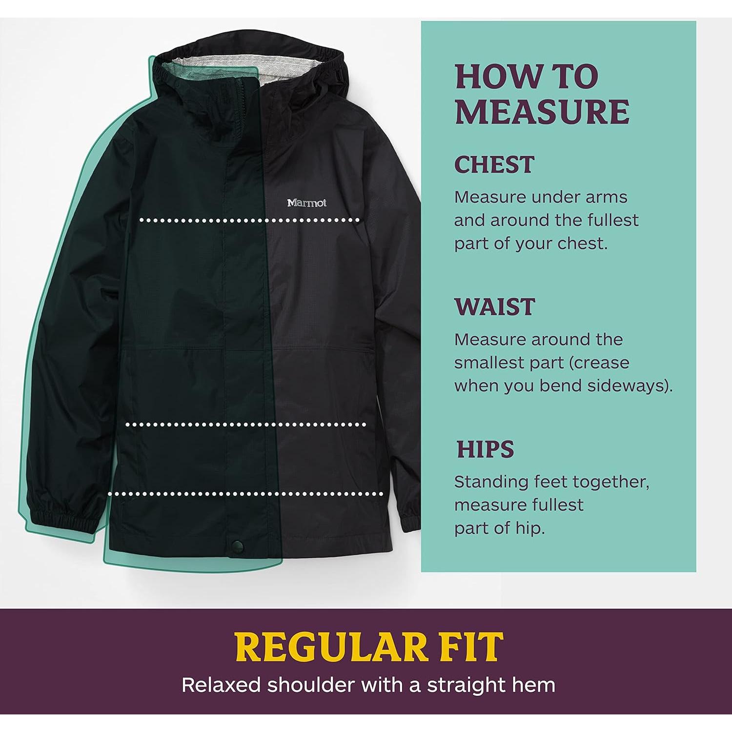 Chaqueta de Lluvia Impermeable Marmot PreCip Niños Rosa