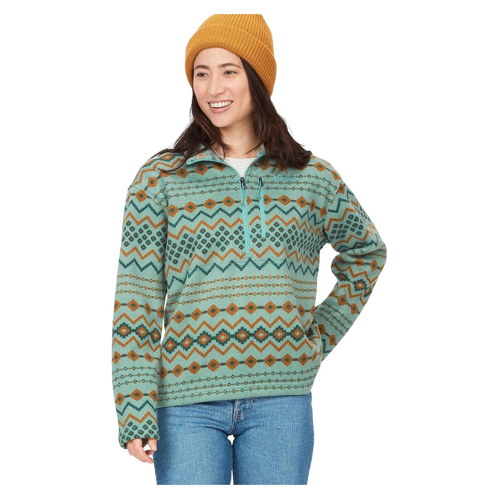 MARMOT Women's Drop Line 1/2 Zip Pullover Jacket - Lightweight, Breathable 100-Weight Sweater Fleece