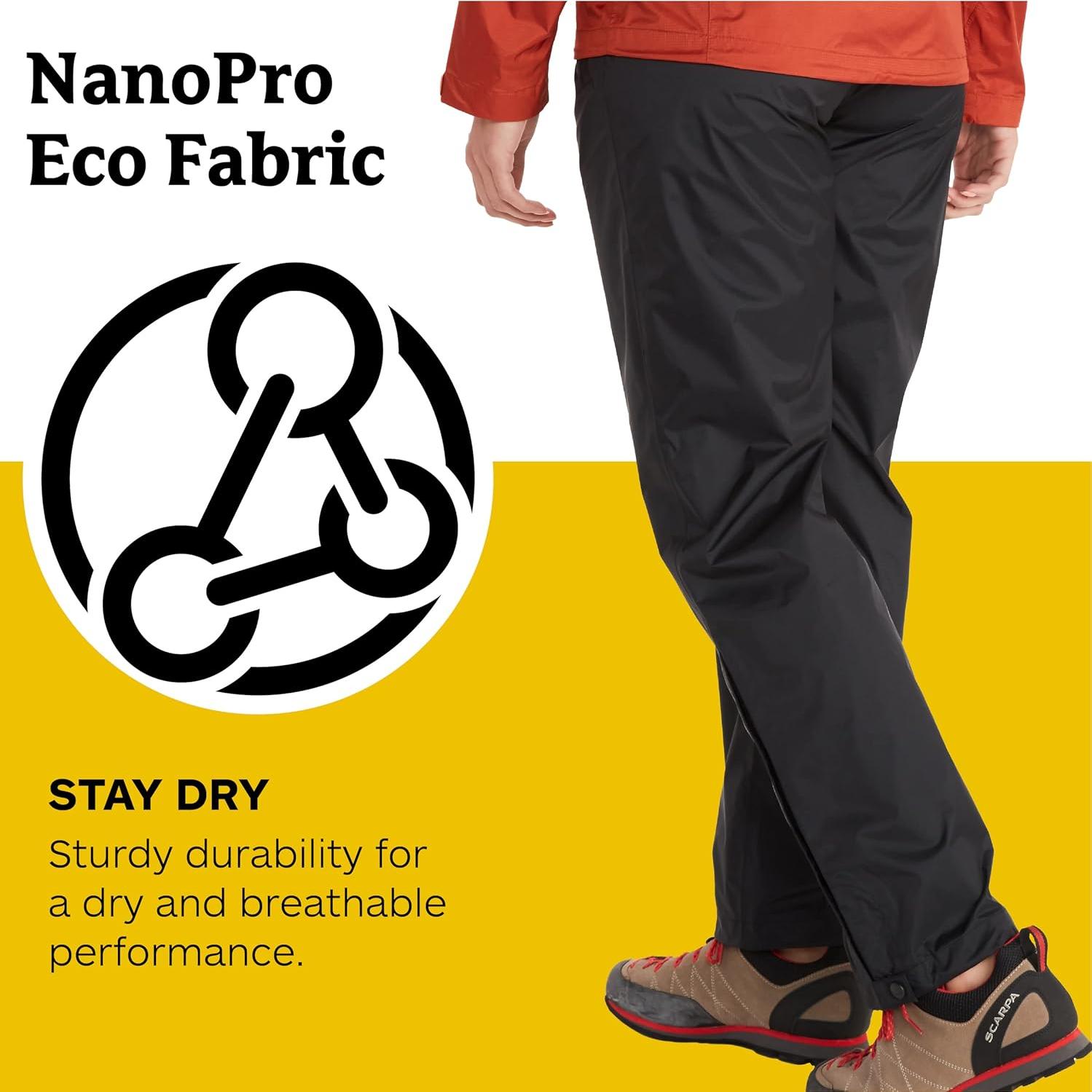 Pantalón Eco PreCip para Mujeres MARMOT Negro X-Pequeño