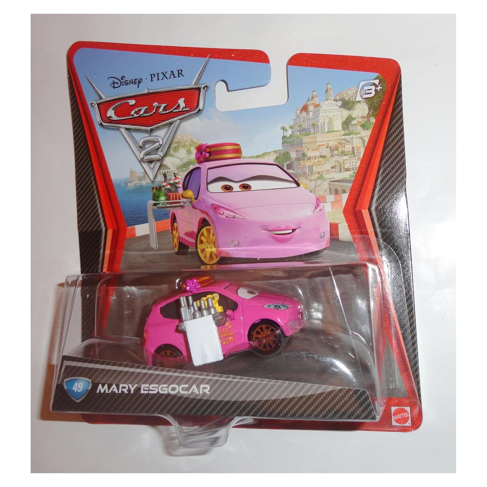 Disney Pixar Cars 2 Mary Esgocar Rosa 1:55 Mattel