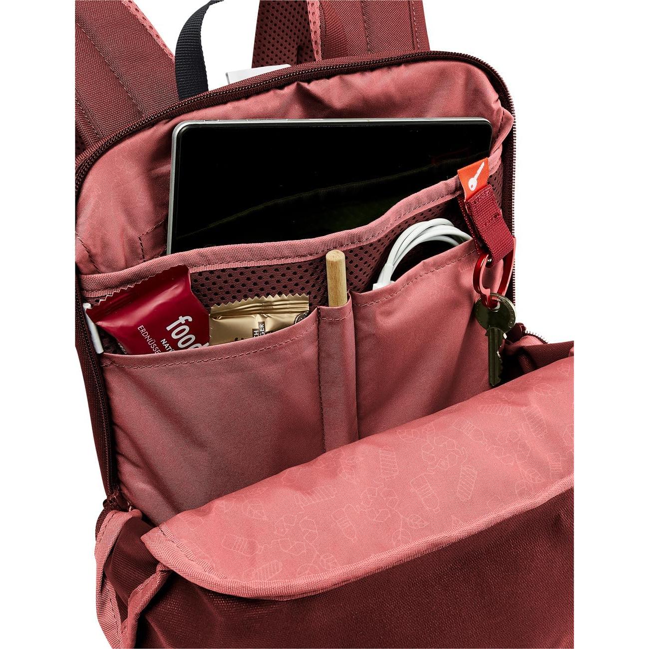 Mochila Unisex VAUDE Coreway 10L Acolchada Ladrillo