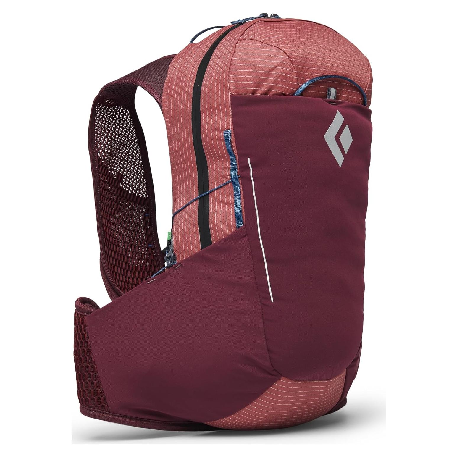 Black Diamond Womens Pursuit 15 Liter Backpack for Outdoor Adventure, Cherrywood-Ink Blue, Large