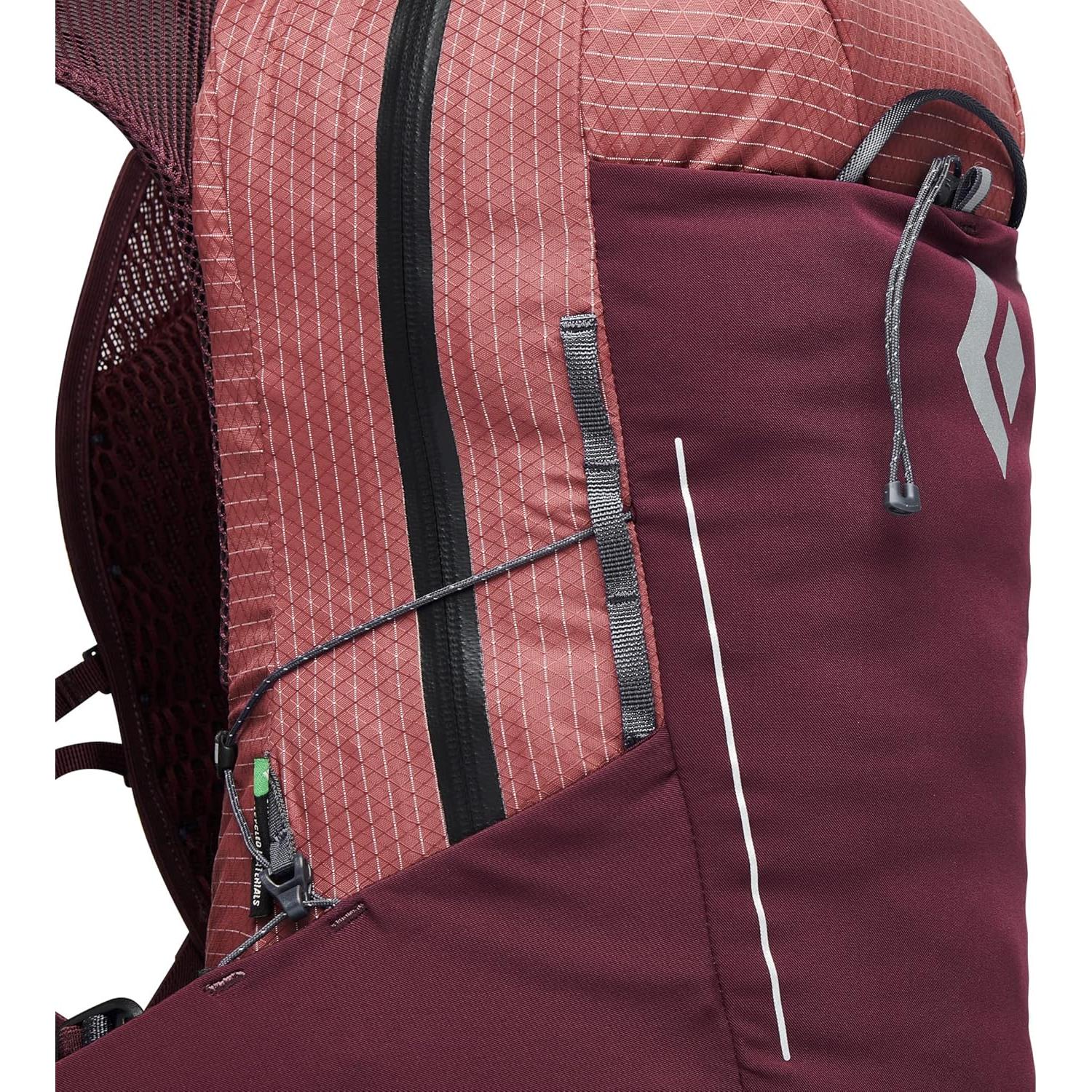 Black Diamond Womens Pursuit 15 Liter Backpack for Outdoor Adventure, Cherrywood-Ink Blue, Large