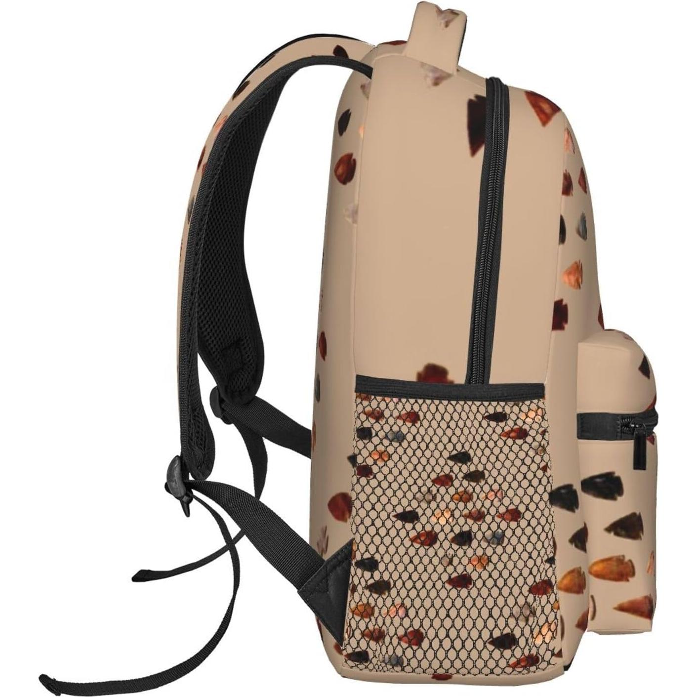 Arrowheads Diamond Personalized Backpack 16 In Backpacks for Men Women Travel Backpack for Hiking Camping