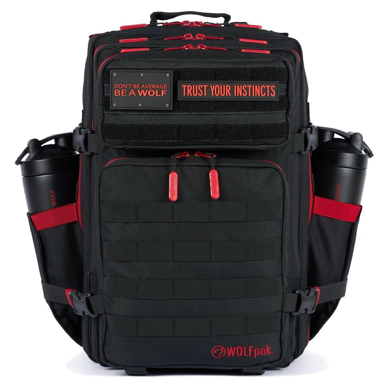 Mochila WOLFpak 45L Impermeable para Camping y Gimnasio