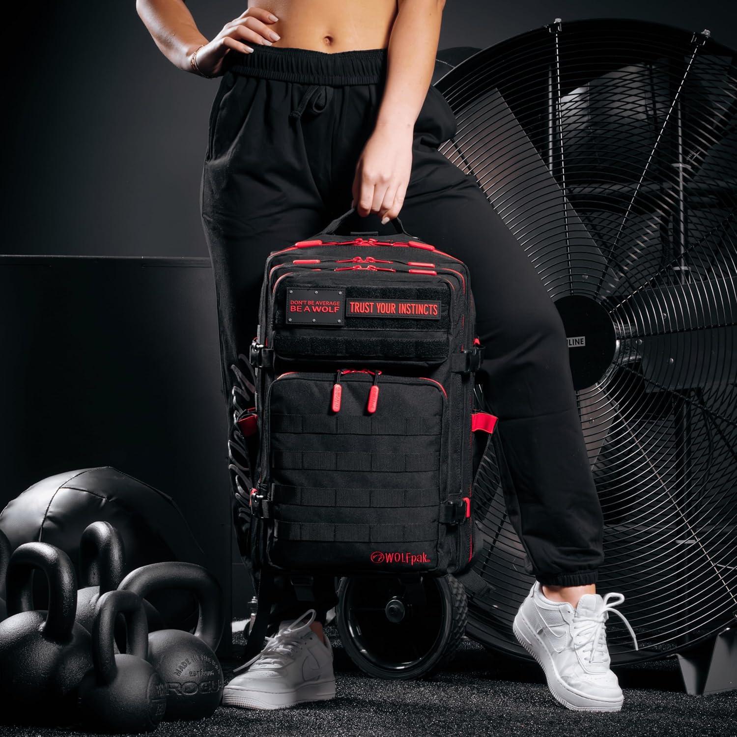 Mochila WOLFpak 45L Impermeable para Camping y Gimnasio