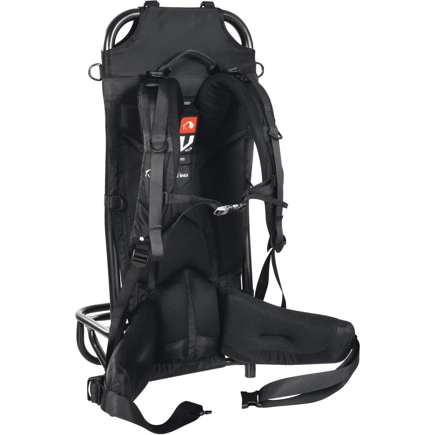 Mochila Tatonka Negra 60L Acolchada Touring 78x35x28cm