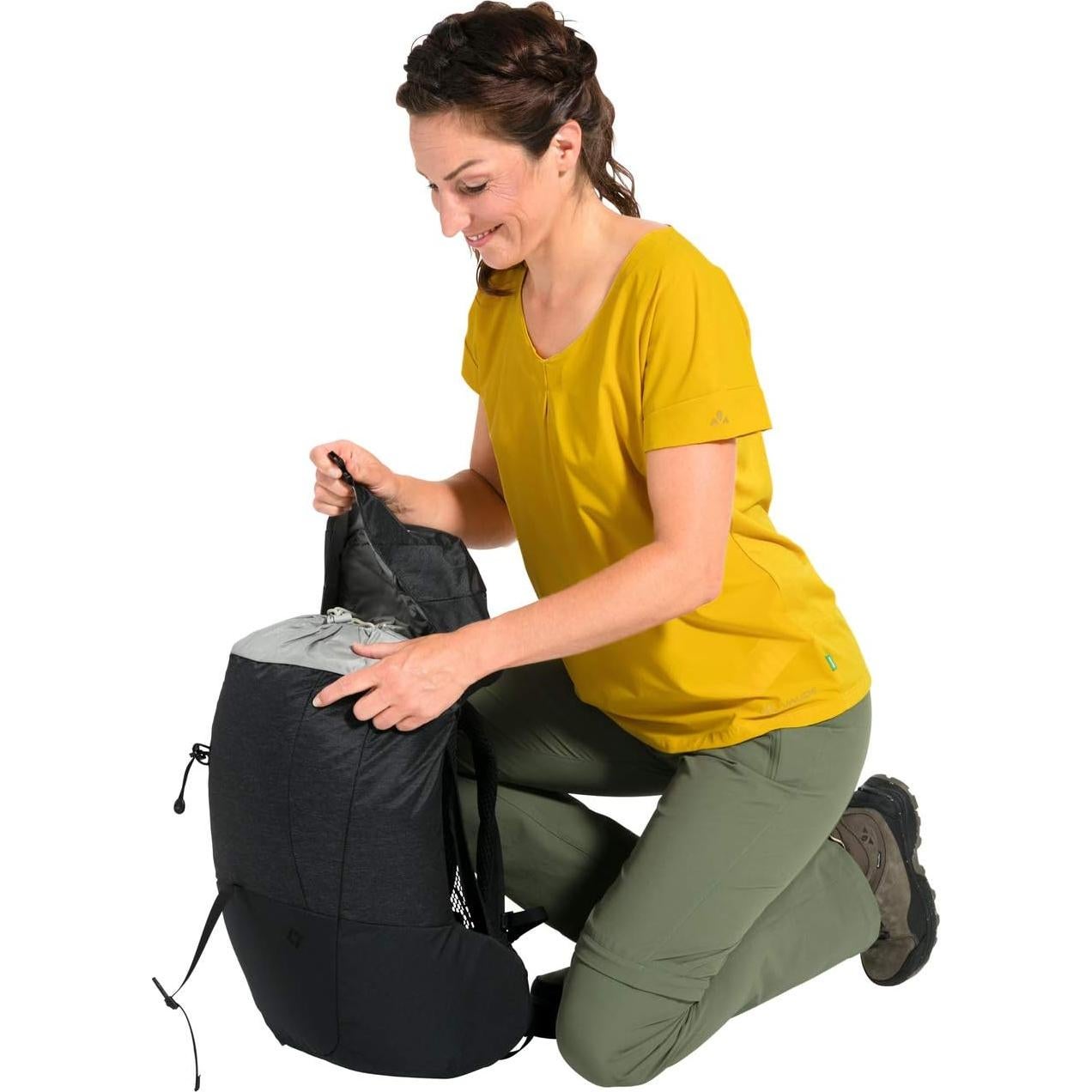 Mochila de Senderismo para Mujeres VAUDE Skomer 16L Negra