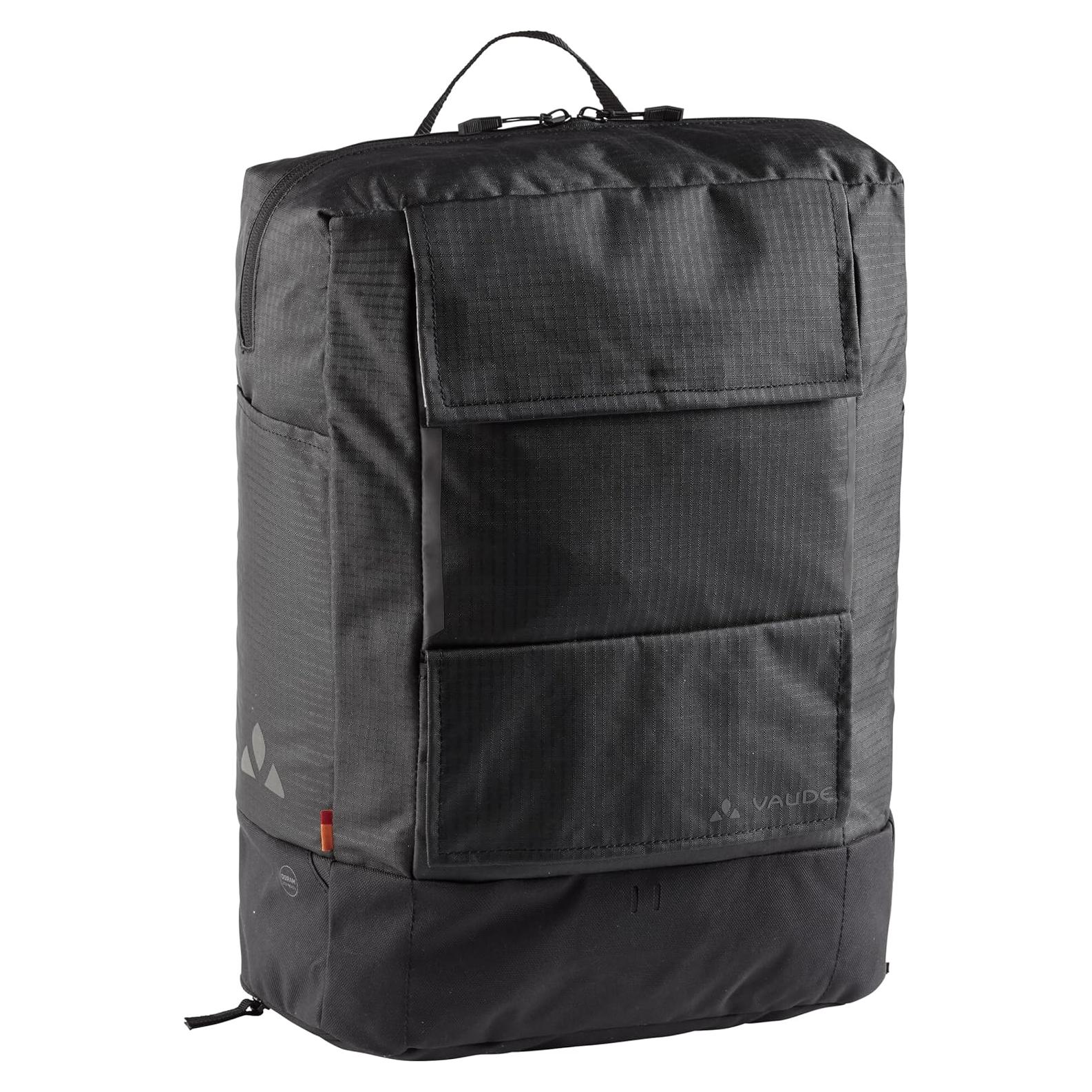Mochila Vaude Cyclist Pack Waxed Negra 26L para Ciclistas