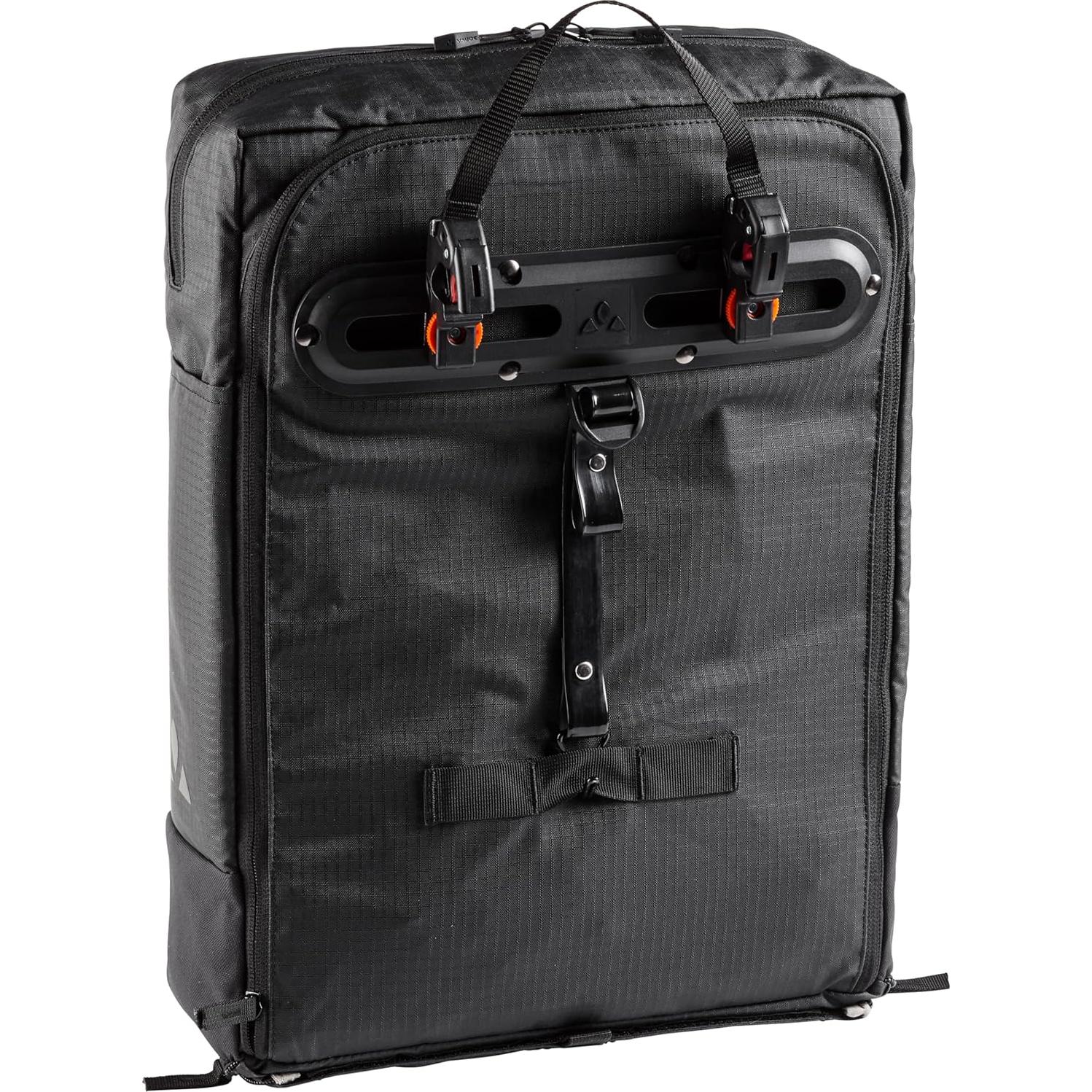 Mochila Vaude Cyclist Pack Waxed Negra 26L para Ciclistas