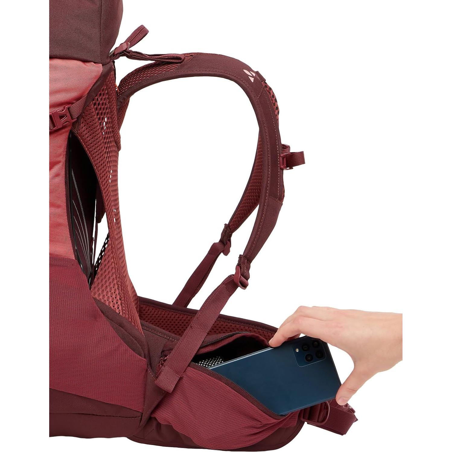 Mochila de Senderismo VAUDE Brenta 28L para Mujeres - Ladrillo