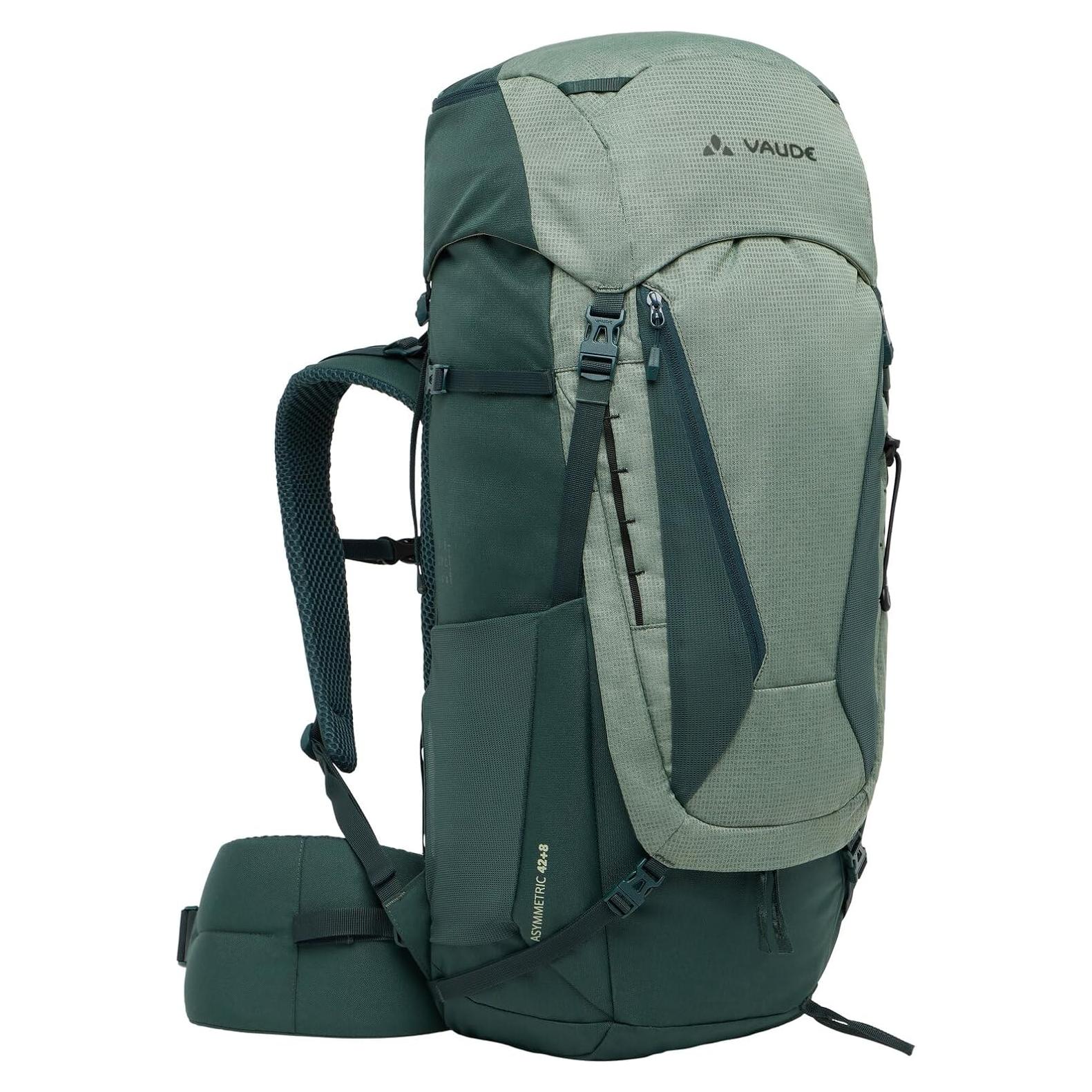 Mochila de Trekking VAUDE Asymmetric 42+8L Unisex Agave