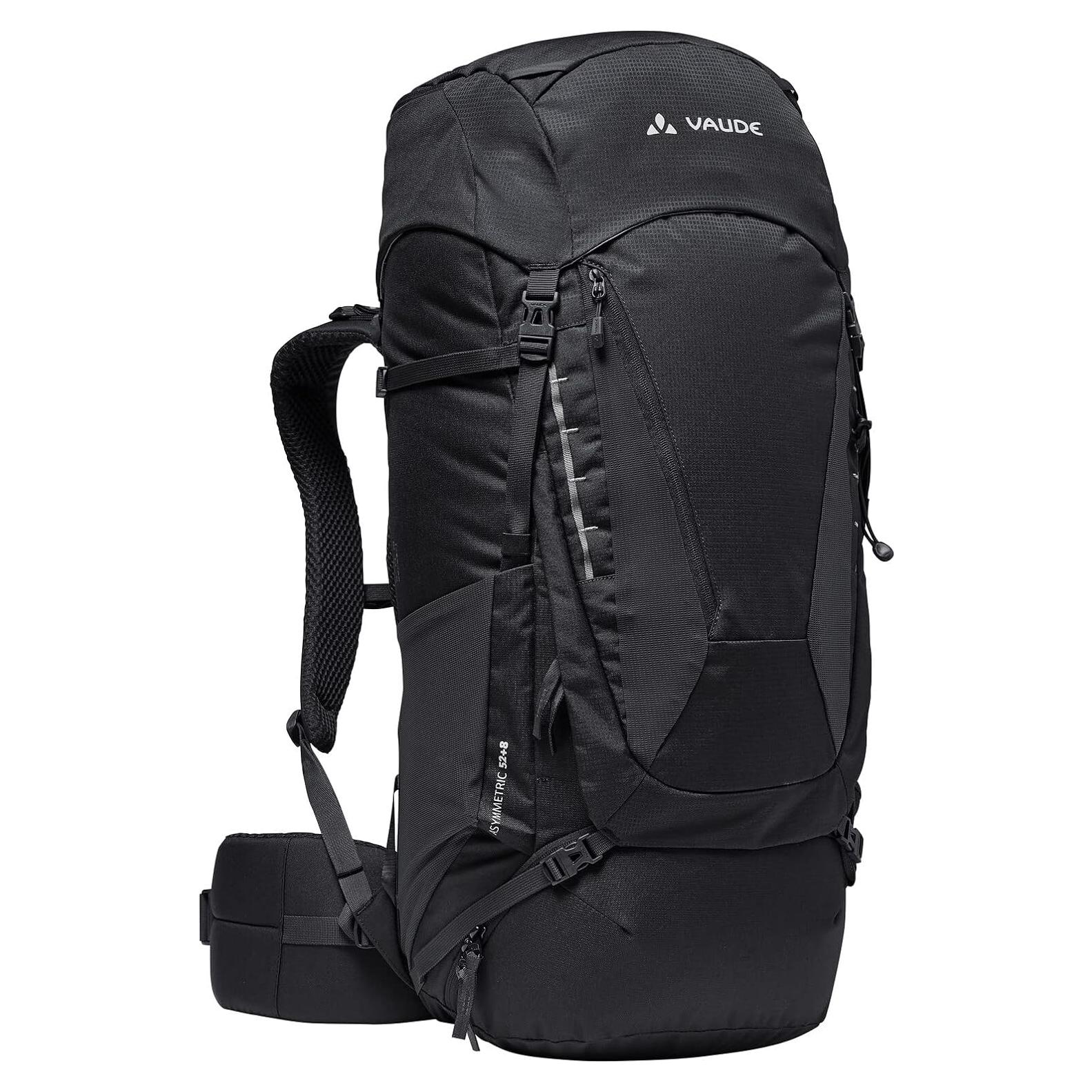 Mochila de Trekking VAUDE 52L Negra Unisex Ajustable