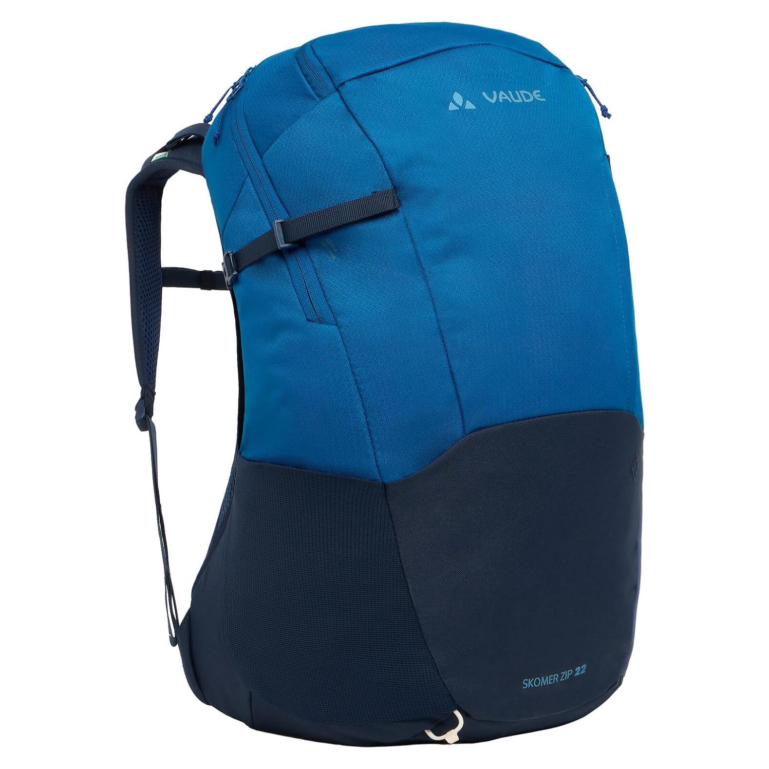 Mochila de Senderismo VAUDE Skomer Zip 22L Mujer Azul Costero