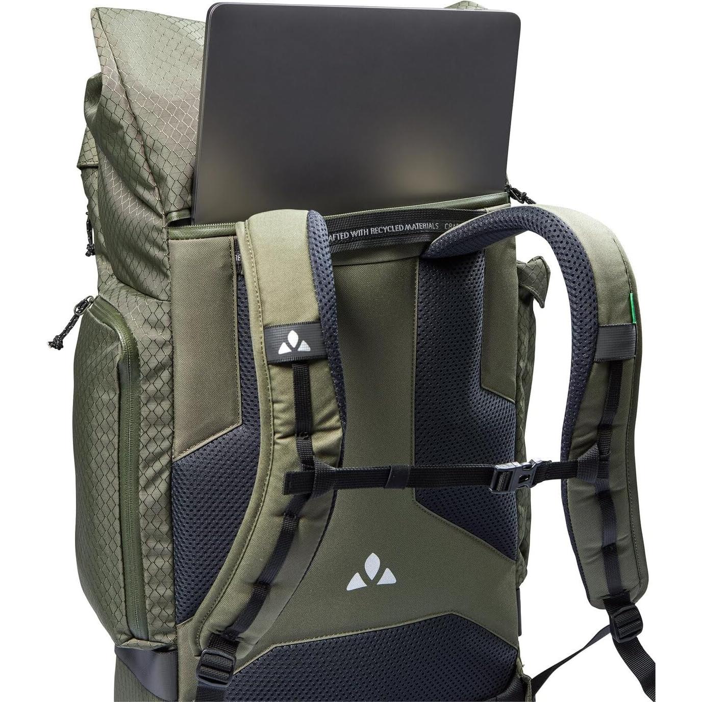 Mochila de Bicicleta VAUDE Cyclist 27L Caqui Unisex