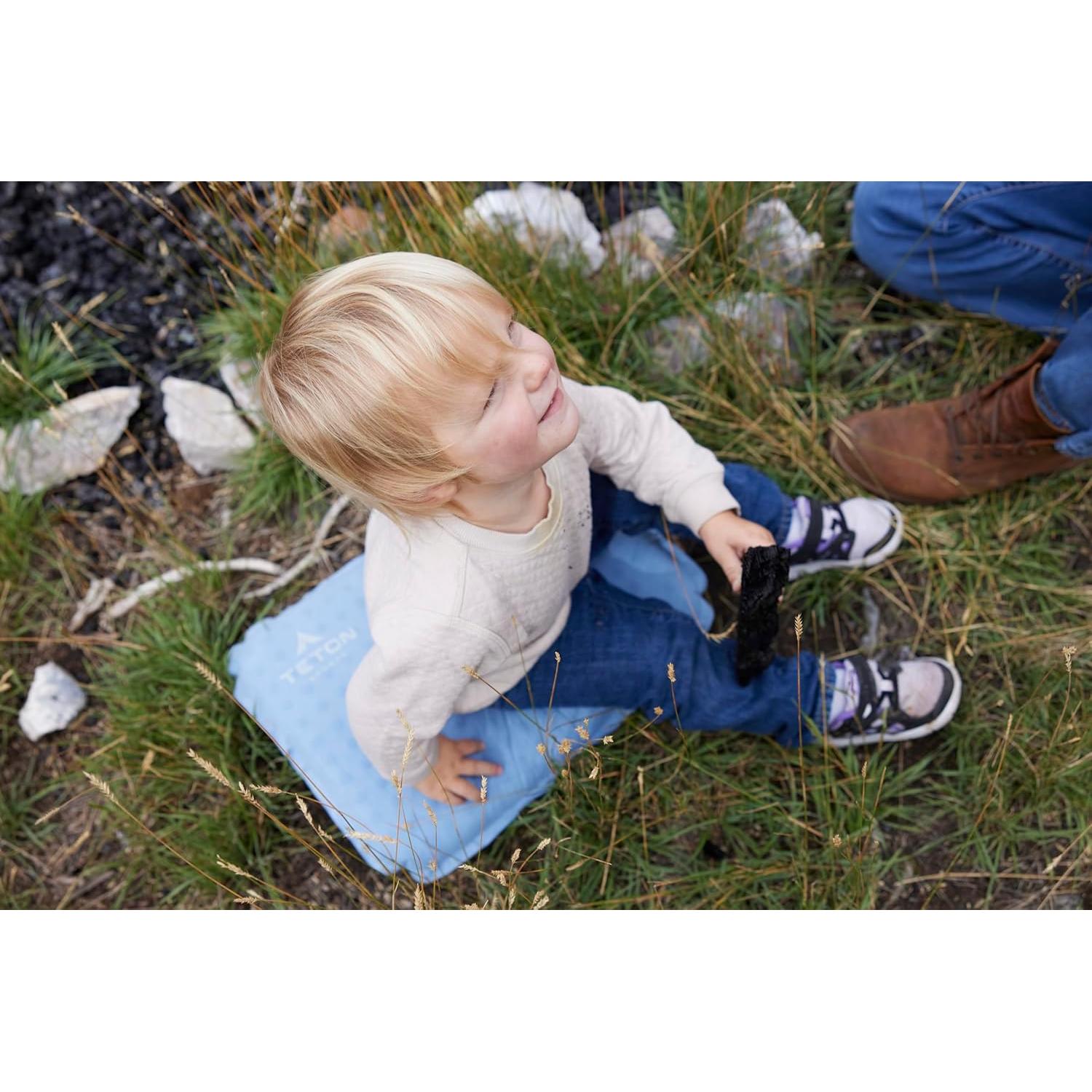 Cojín de Camping Autoinflable TETON Sports Skyline Bluestone