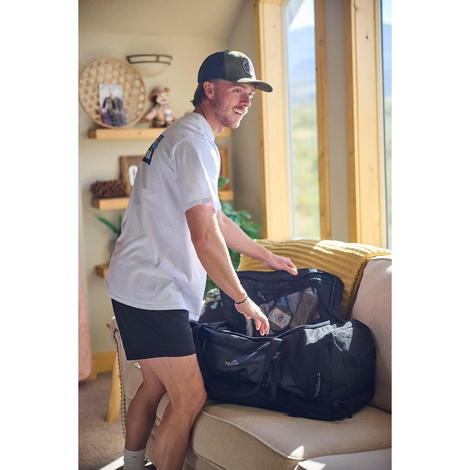 Mochila-Duffel TETON Sports 55L Plegable Unisex para Viajes