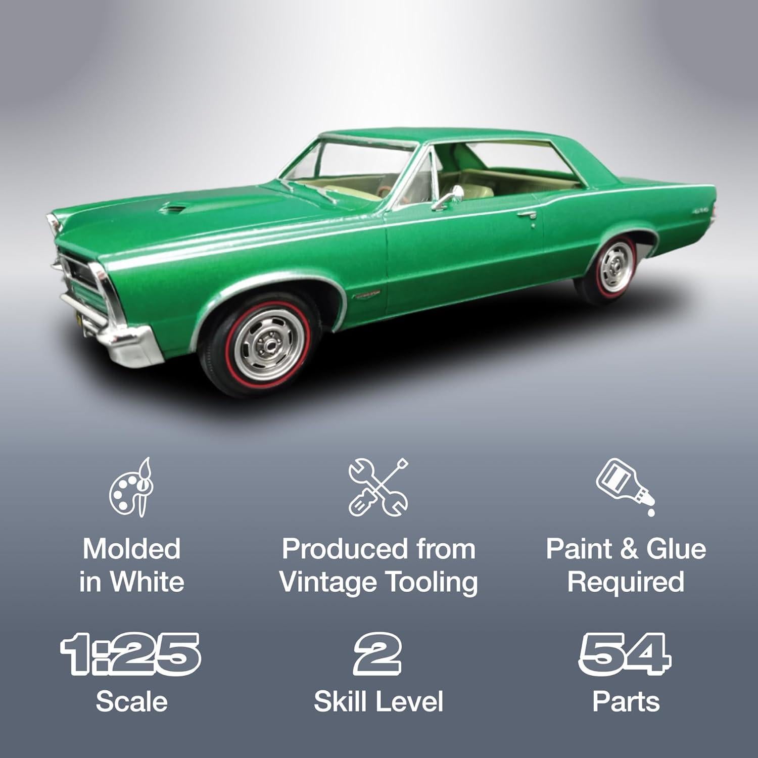 Modelo AMT Pontiac GTO 1965 1:25 Kit de Ensamblaje