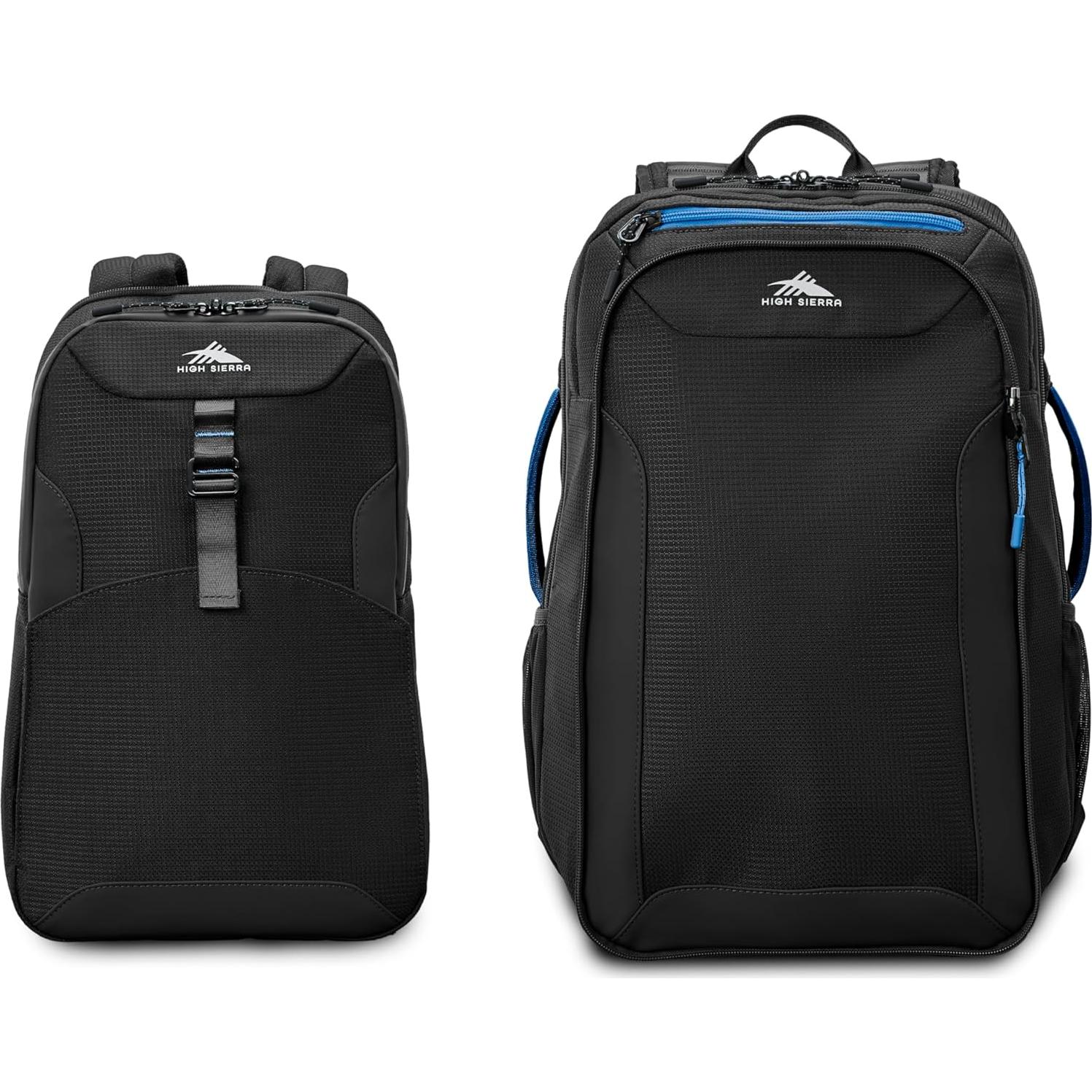Mochila Convertible 3-en-1 High Sierra - Negro/Azul, 27L