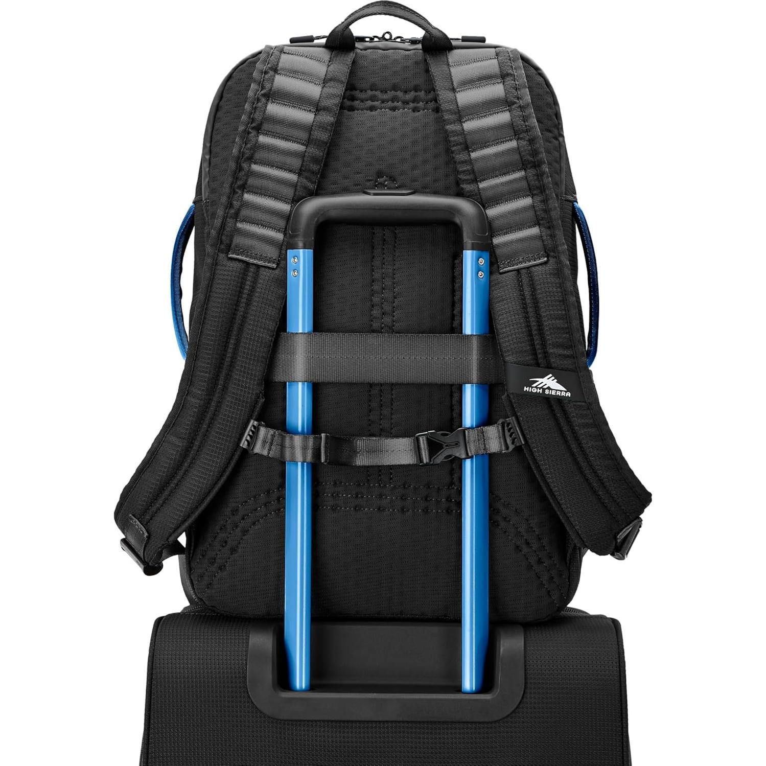 Mochila Convertible 3-en-1 High Sierra - Negro/Azul, 27L