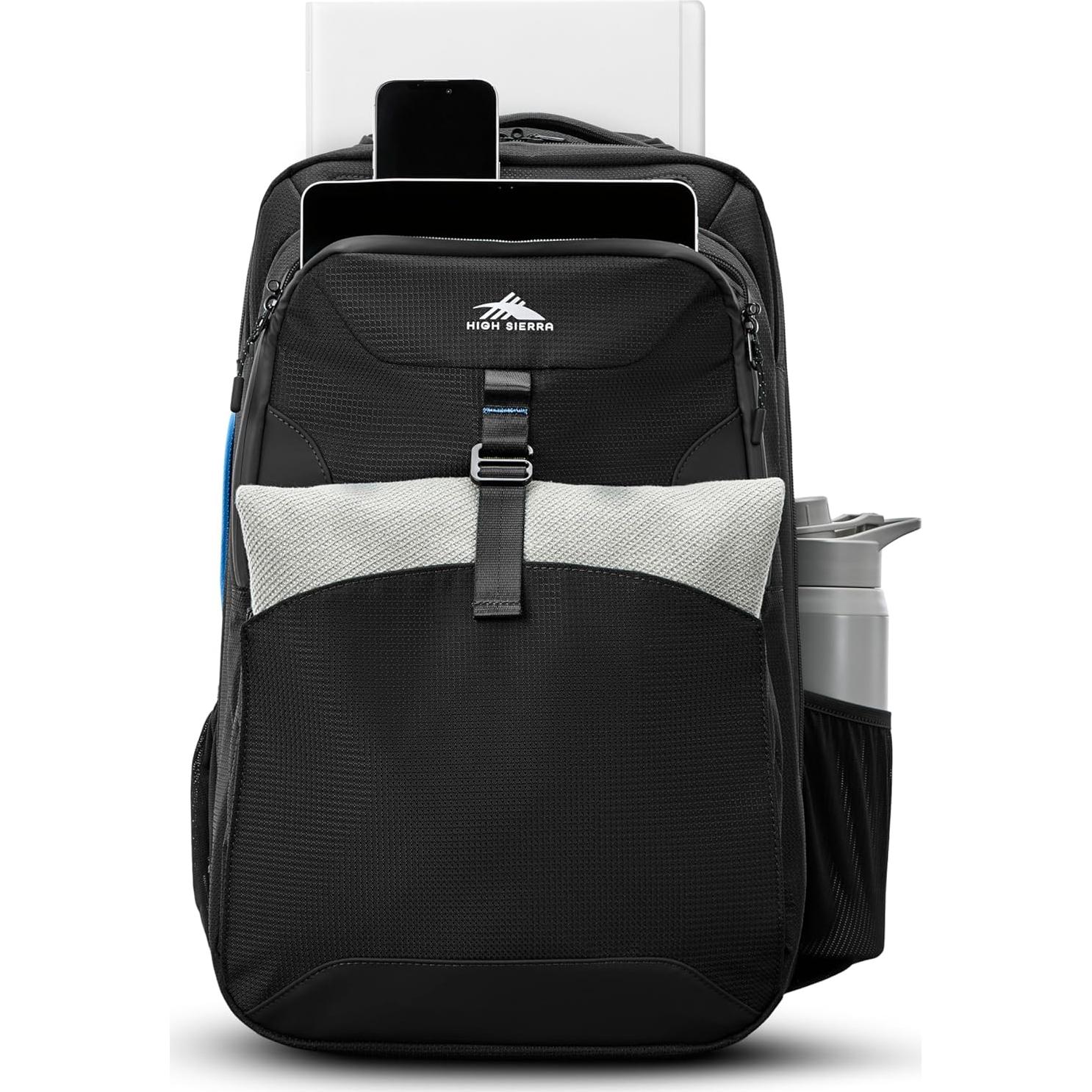 Mochila Convertible 3-en-1 High Sierra - Negro/Azul, 27L