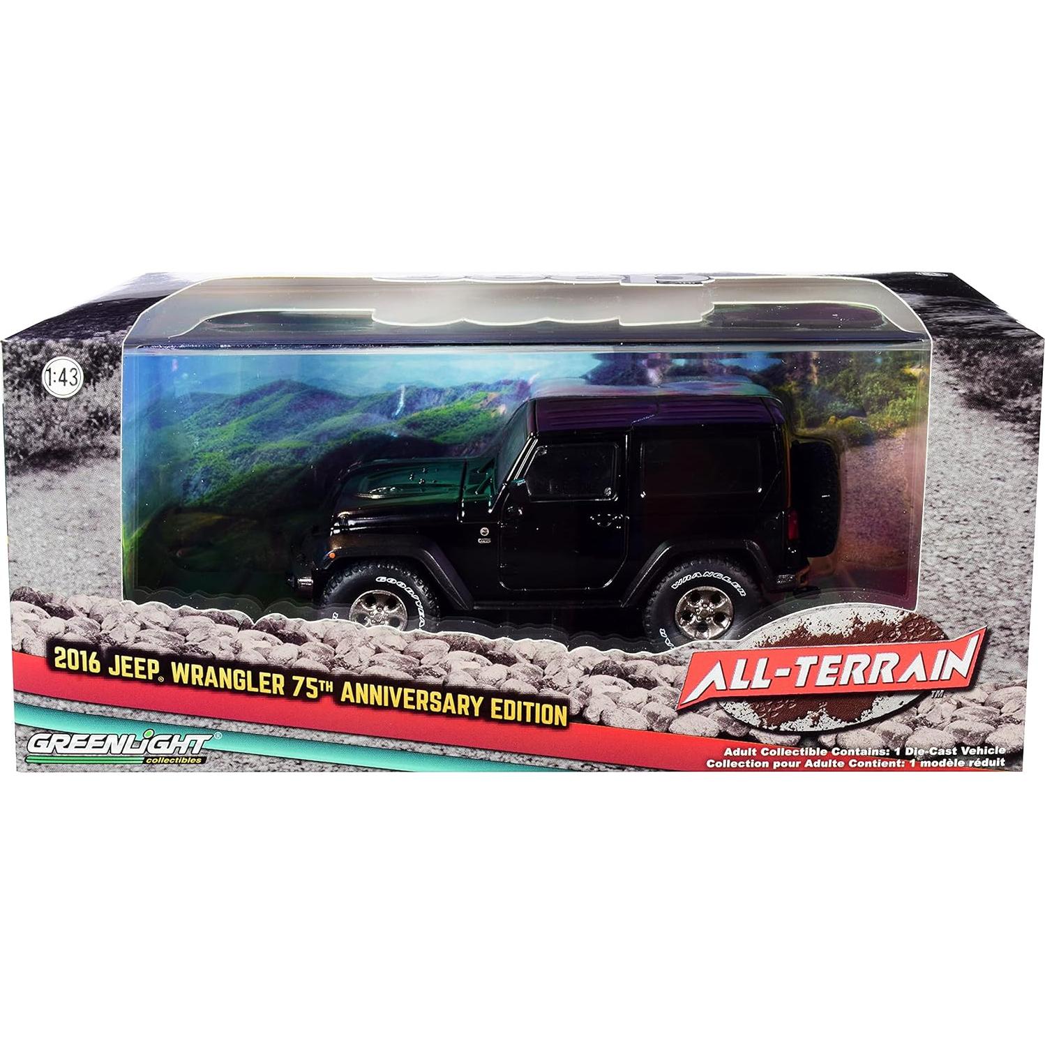 Coche Diecast Greenlight Wrangler 75 Aniversario 1/43