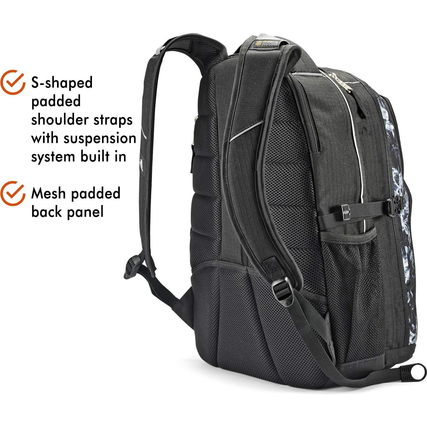 Mochila para computadora High Sierra Swerve 17" Vapor Negro