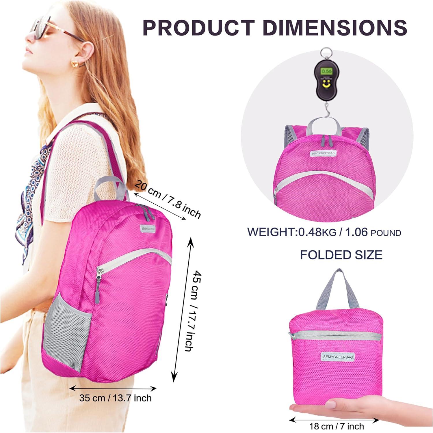 Mochila Plegable Impermeable BEMYGREENBAG 30L Senderismo