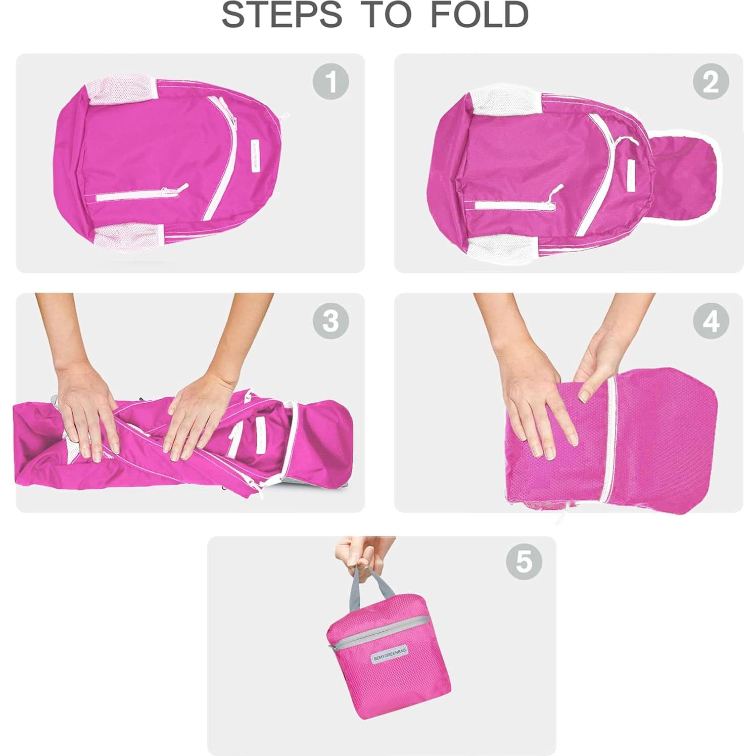 Mochila Plegable Impermeable BEMYGREENBAG 30L Senderismo