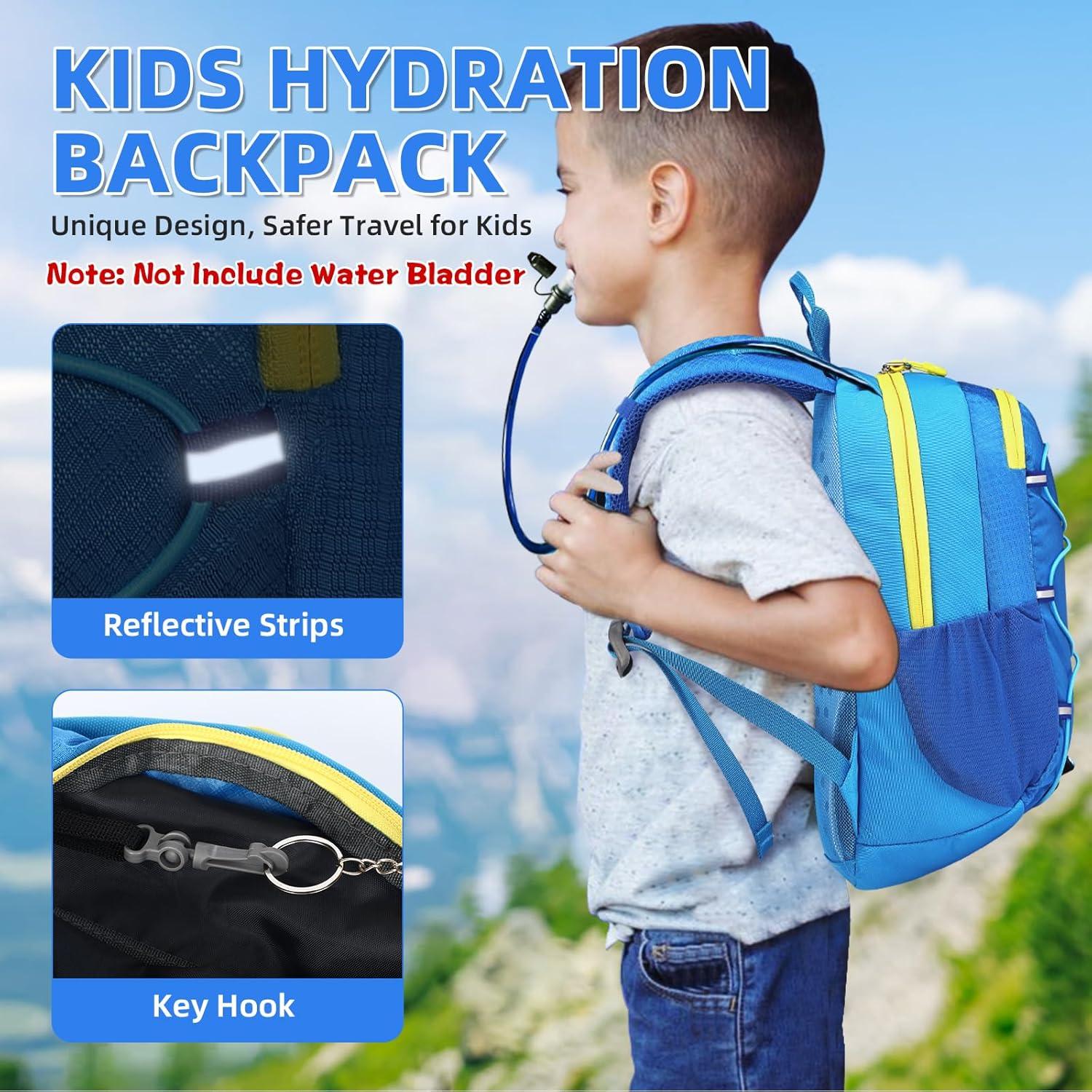 Mochila de Senderismo Unineovo 10L para Niños Azul