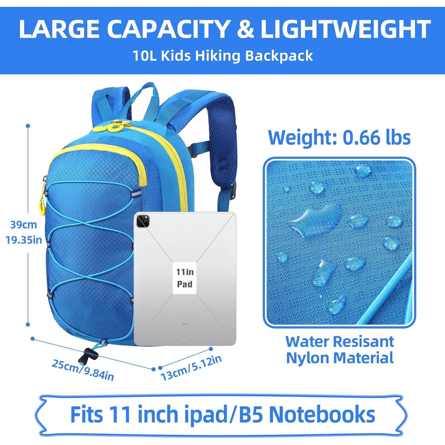 Mochila de Senderismo Unineovo 10L para Niños Azul