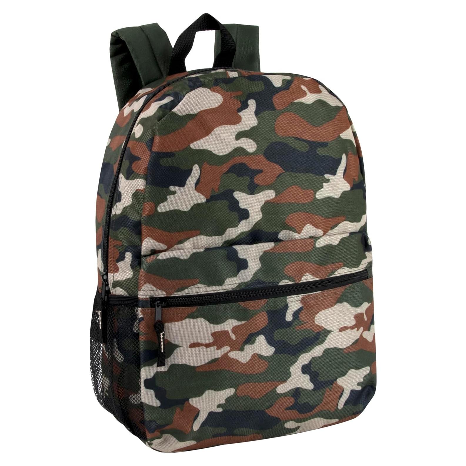 Mochila Escolar Camuflada Trail Maker 43 cm para Niños