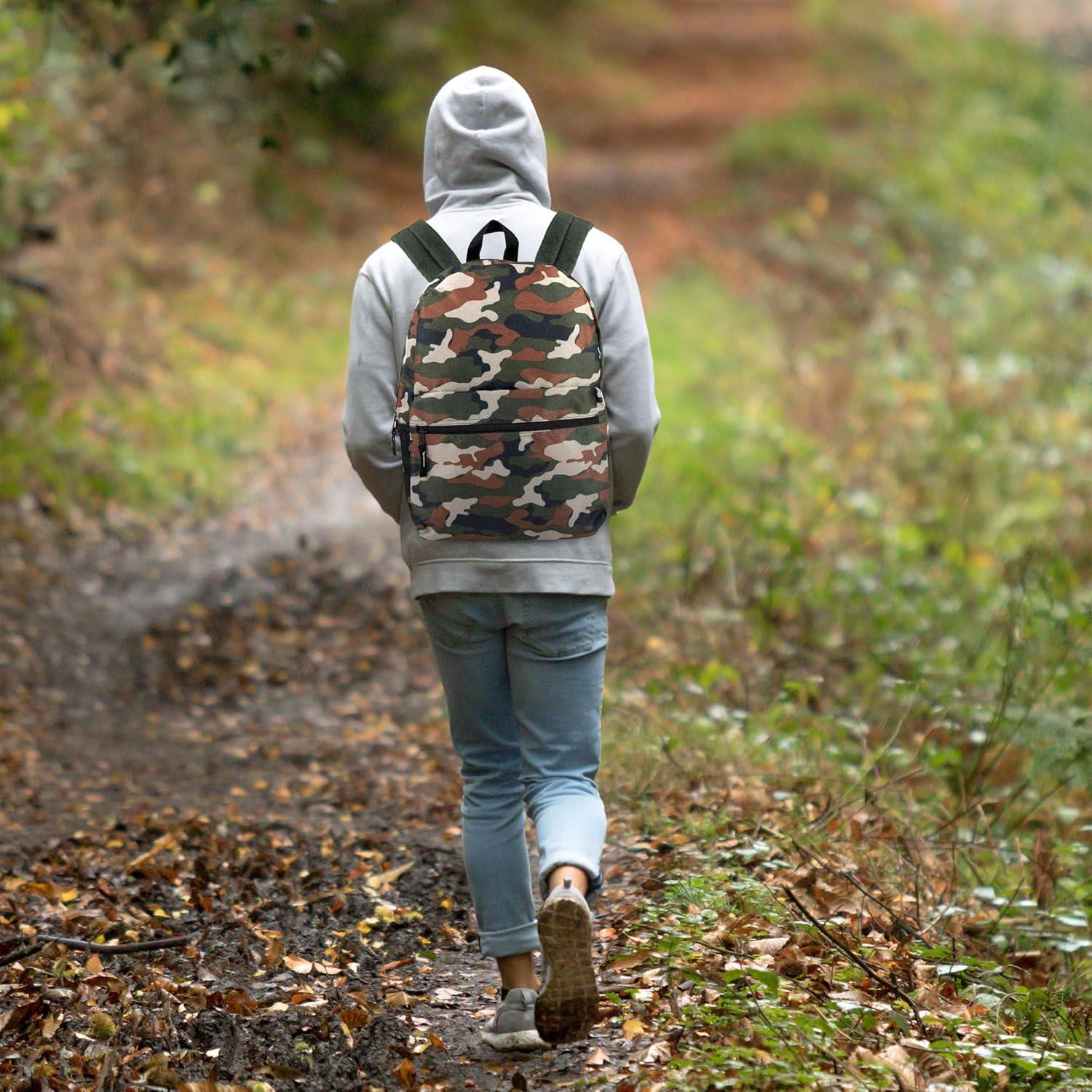 Mochila Escolar Camuflada Trail Maker 43 cm para Niños