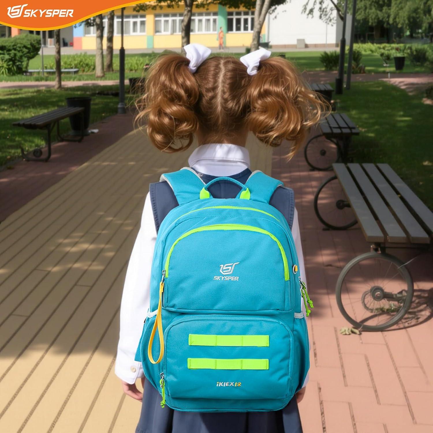 Mochila Escolar SKYSPER para Niños 15" Cian 12L