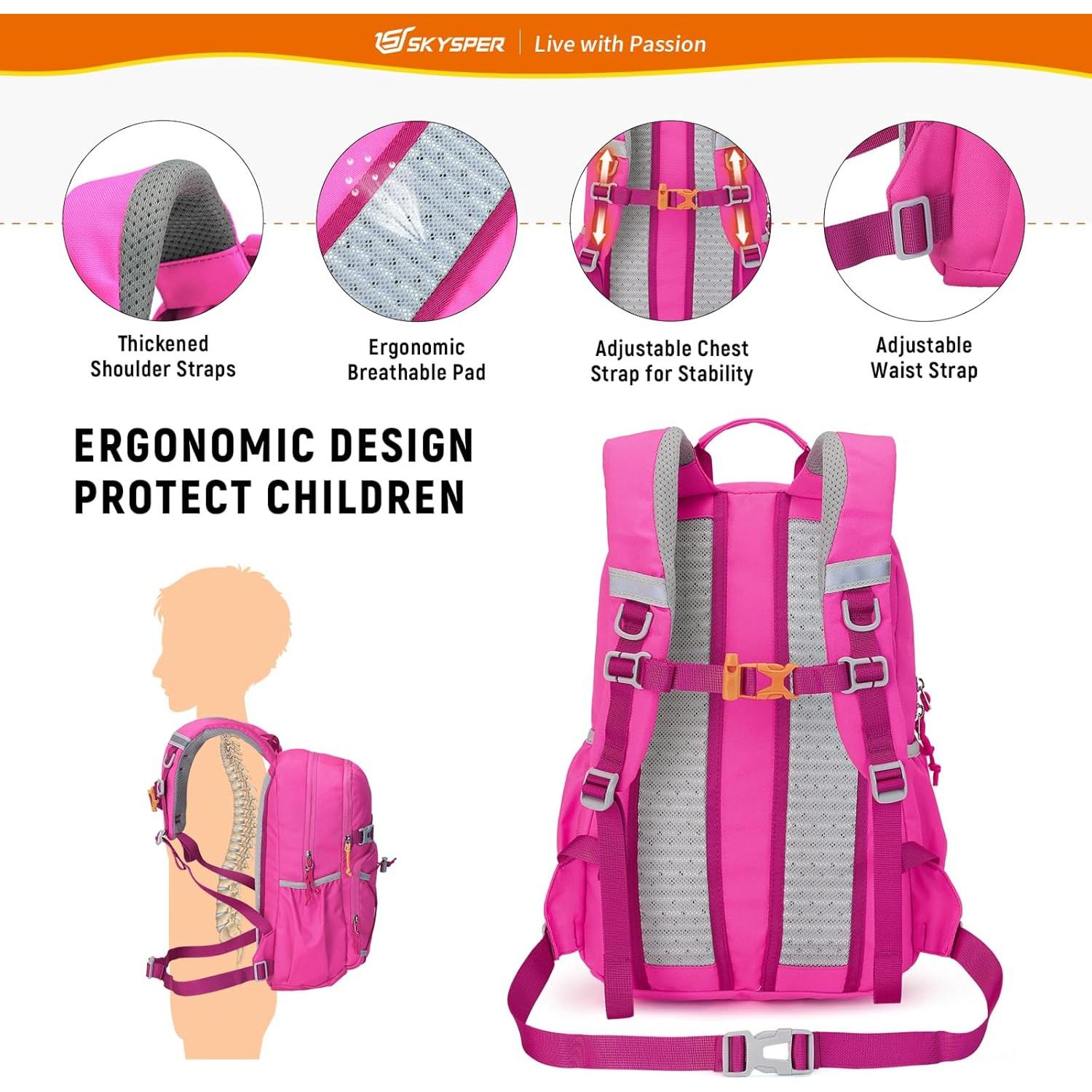 Mochila SKYSPER iKIDS 15L para Niños 4-6 Años Ergonómica