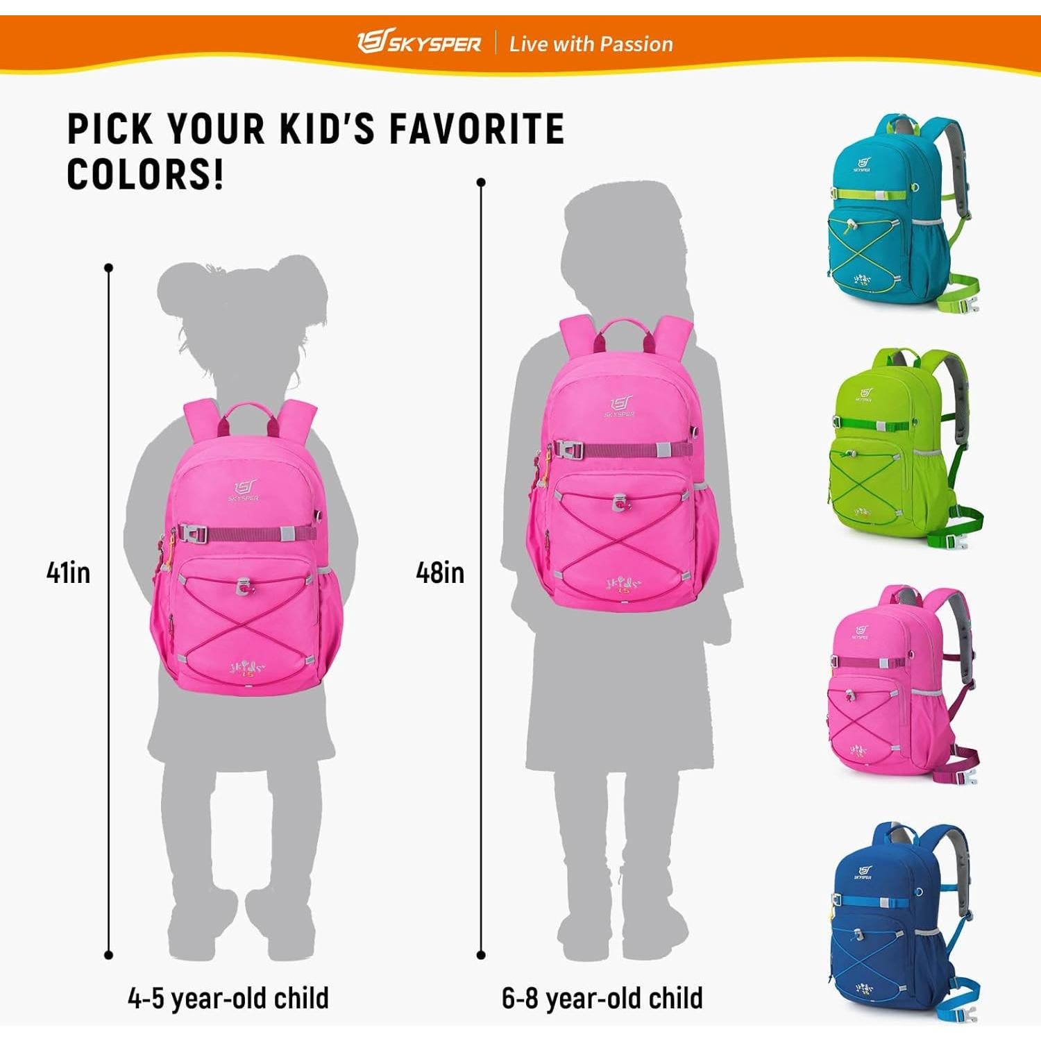 Mochila SKYSPER iKIDS 15L para Niños 4-6 Años Ergonómica