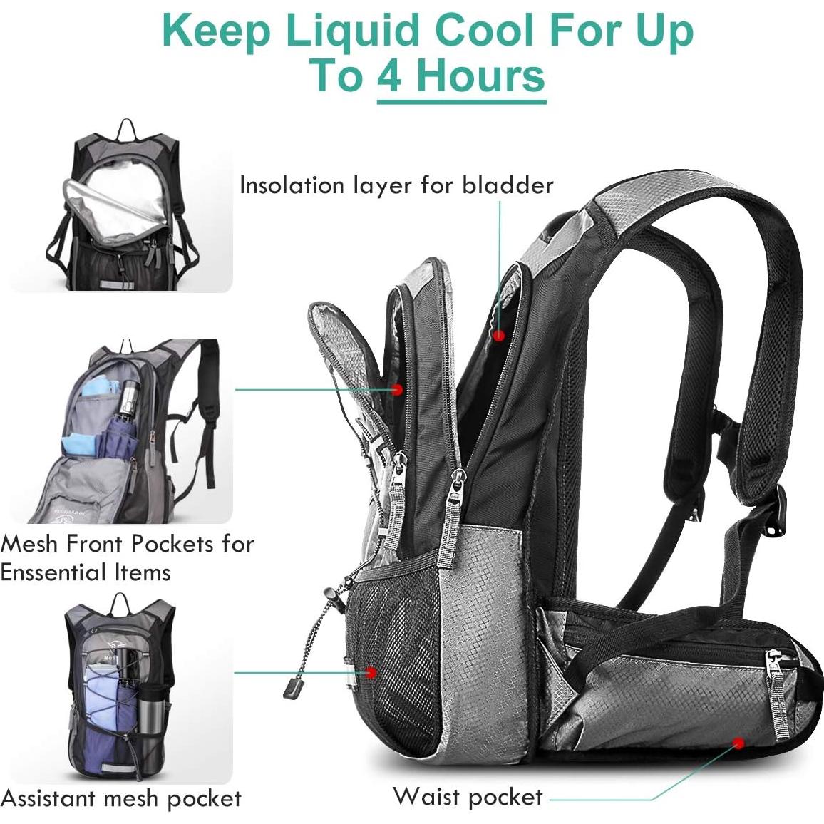 Mochila de Hidratación Mothybot 2L Aislada para Senderismo