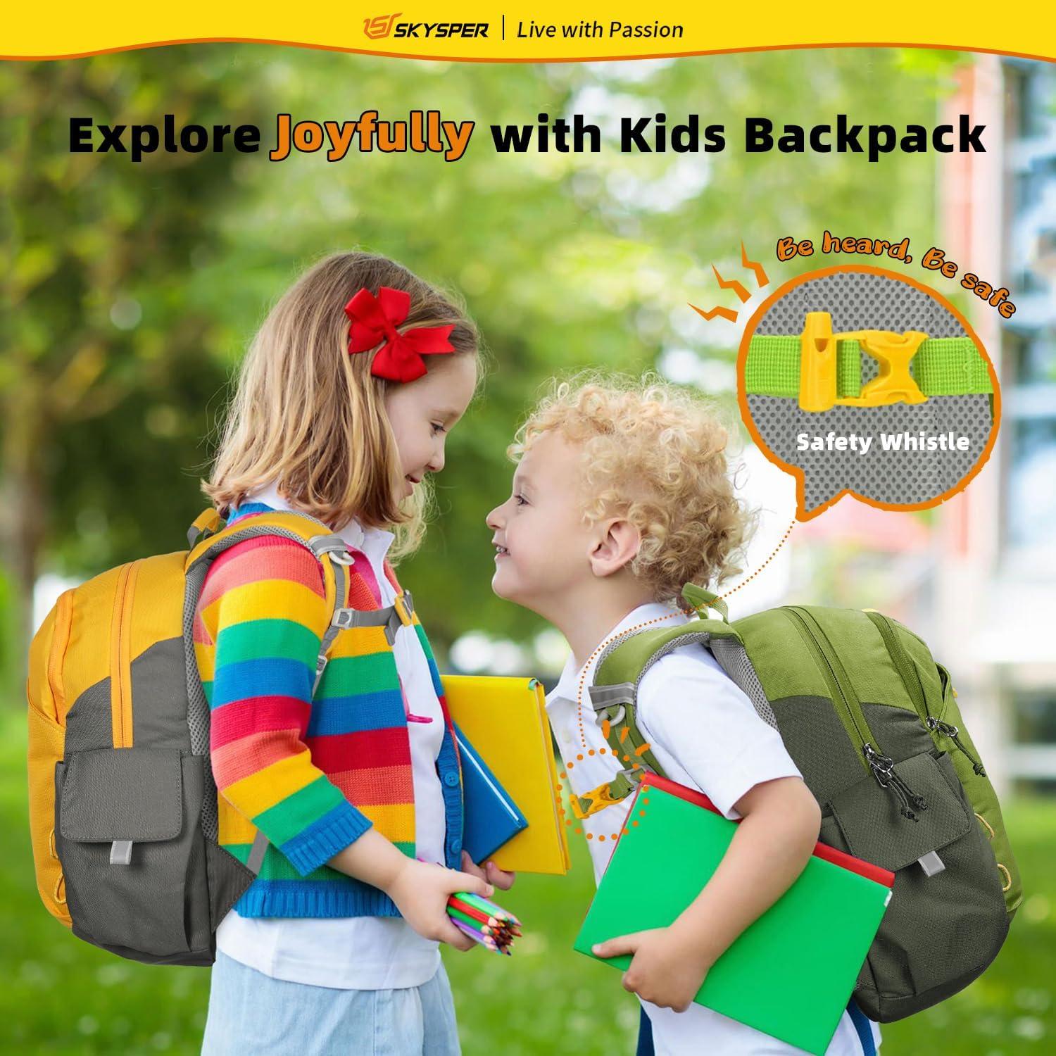 Mochila SKYSPER para Niños 10L Amarilla Ergonométrica