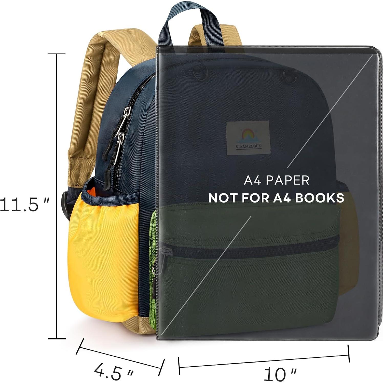 Mochila para Niños STEAMEDBUN 30.48 cm Acolchada y Resistente