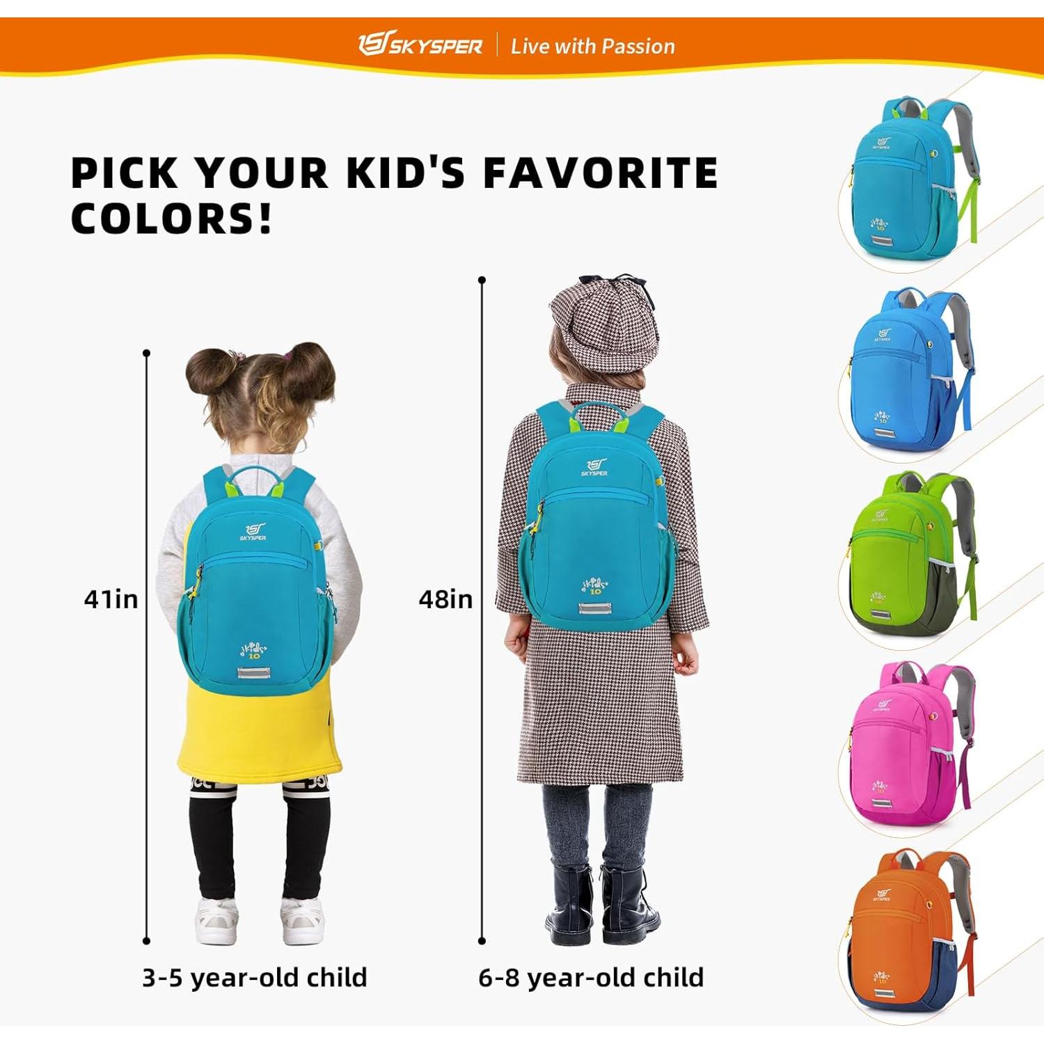 Mochila Infantil SKYSPER 10L Cian para Niños y Niñas