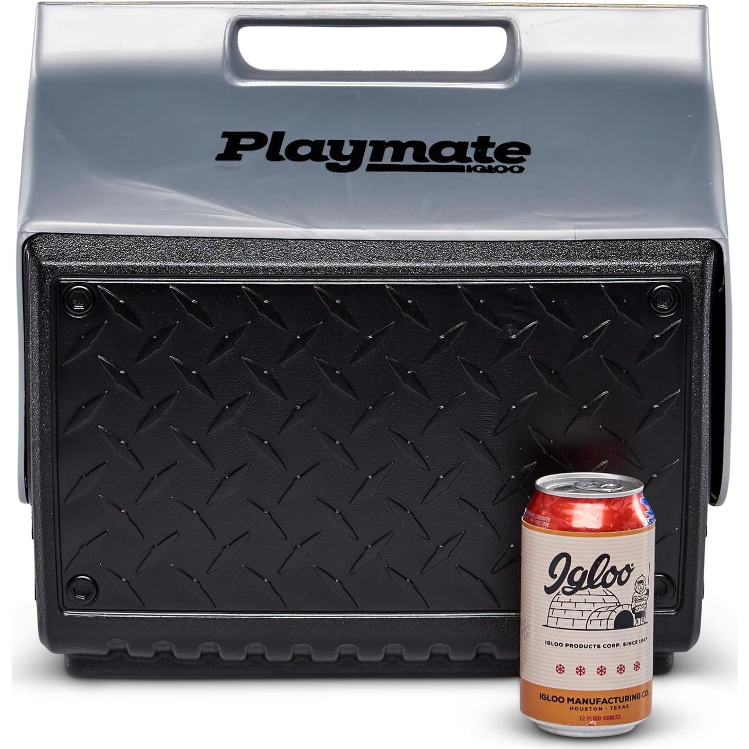 Enfriador Igloo Playmate El Jefe 14 Qt Negro Gris