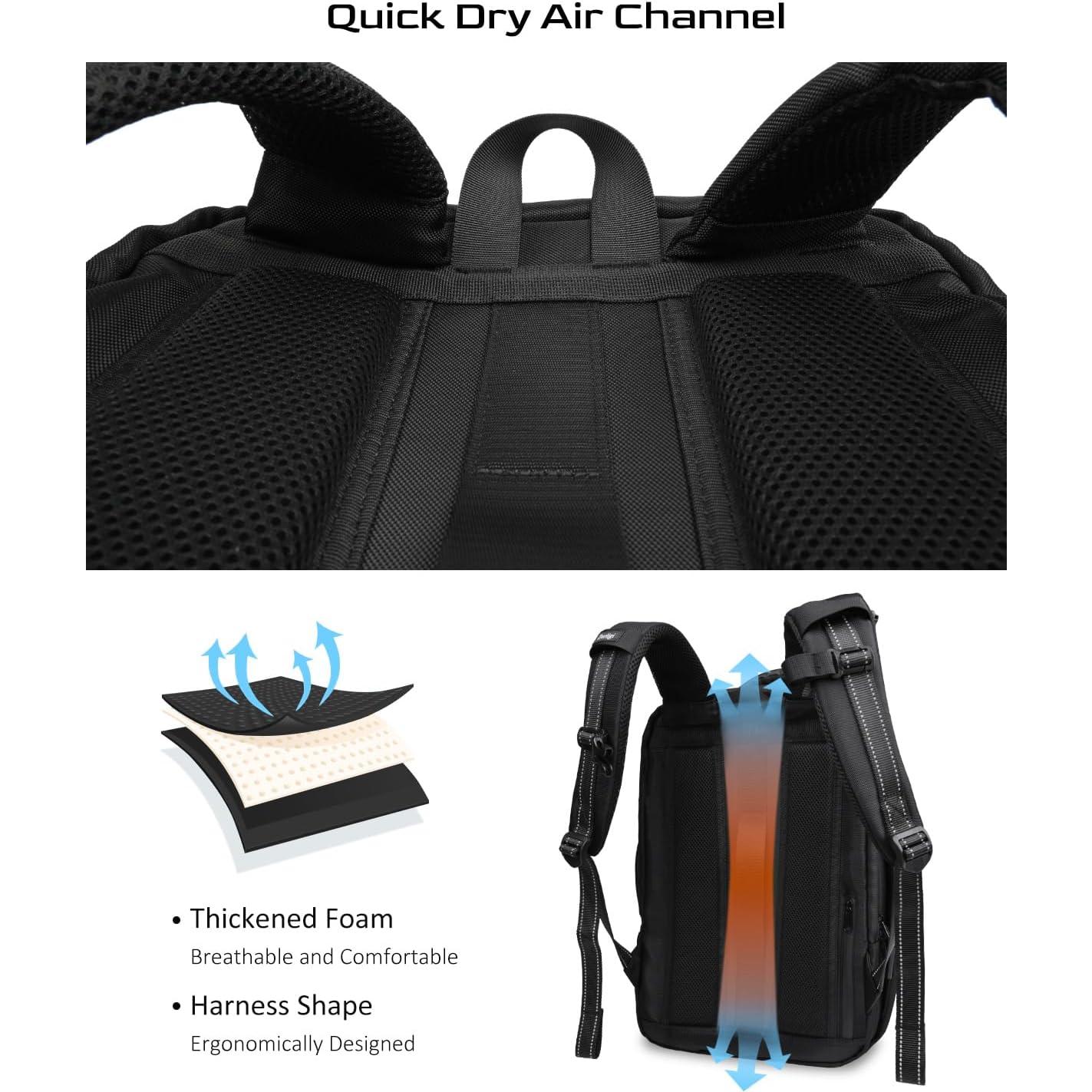 Mochila de Viaje Zurligi 70L con Sistema de Vacío y Bomba