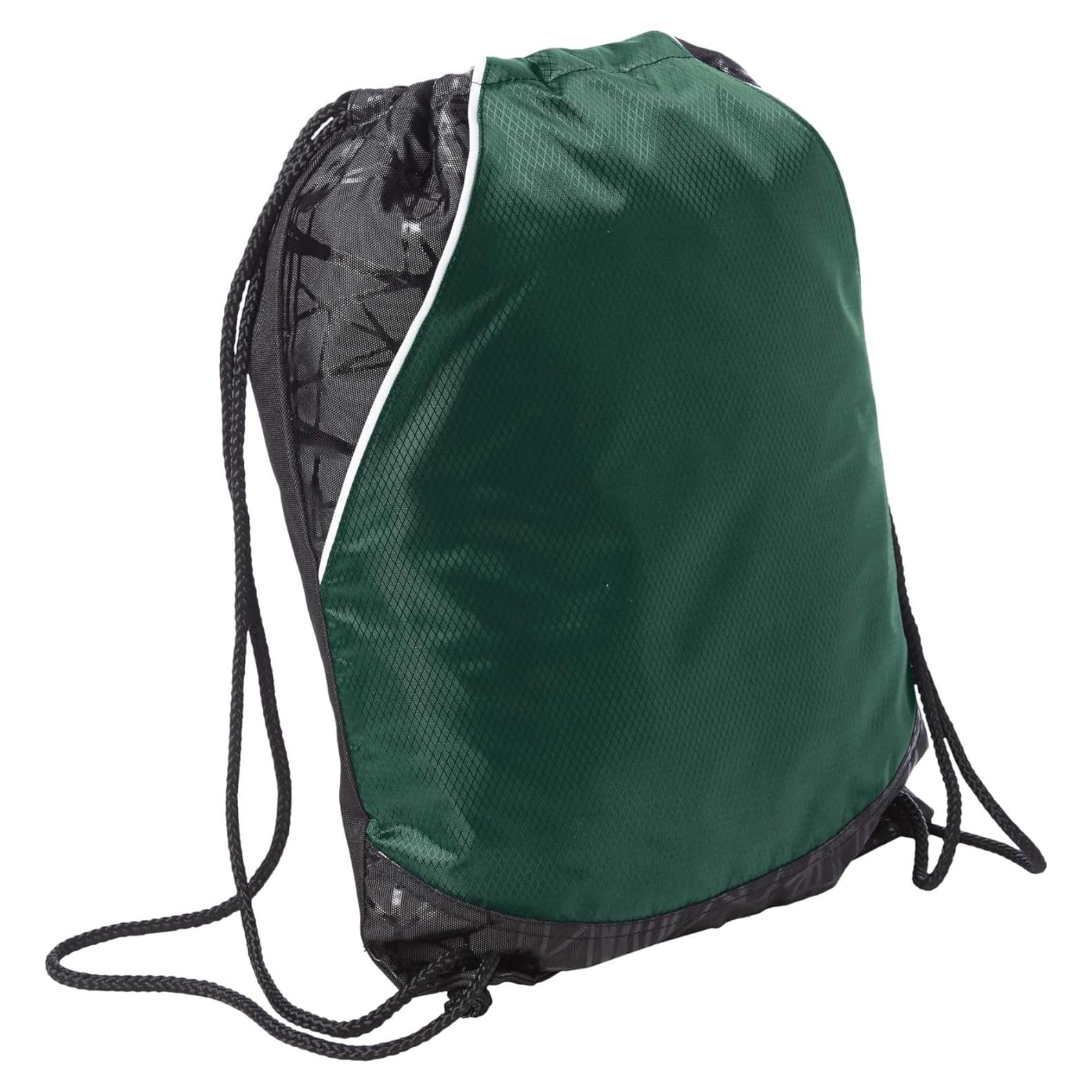 Mochila Unisex Sport-Tek Rival con Cuerda 11L Verde Bosque