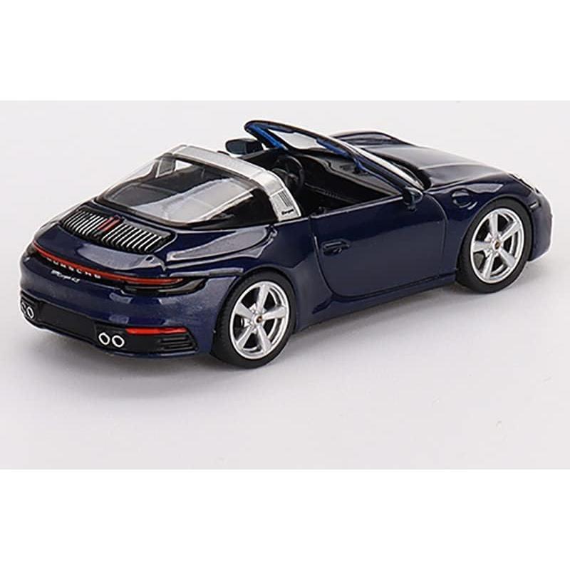 911 Targa 4S Gentian Blue Metallic Limited Edition to 3000 Pieces Worldwide 1/64 Diecast Model Car by True Scale Miniatures MGT00412
