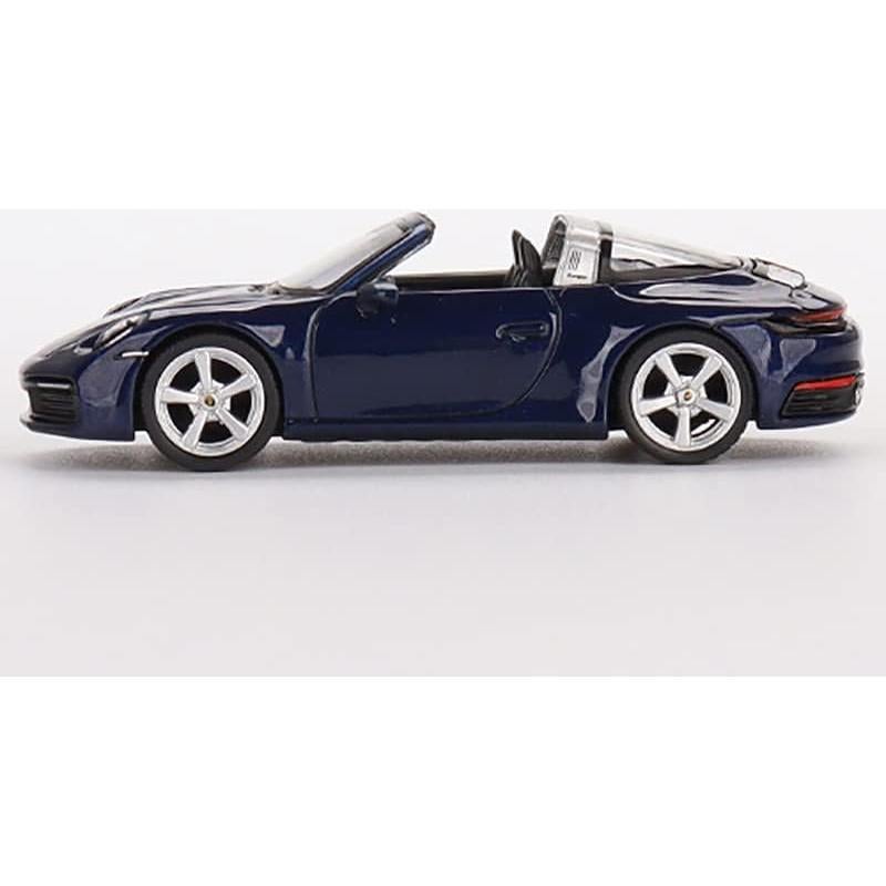911 Targa 4S Gentian Blue Metallic Limited Edition to 3000 Pieces Worldwide 1/64 Diecast Model Car by True Scale Miniatures MGT00412