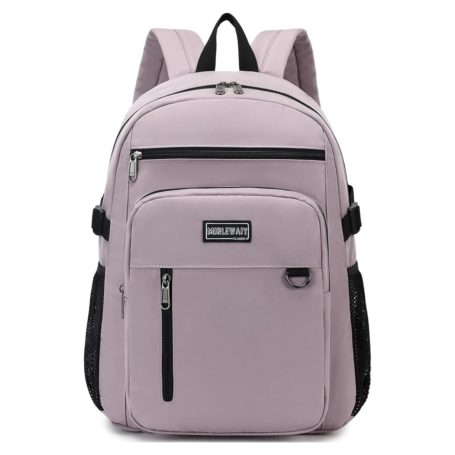 Mochila Escolar MIRLEWAIY LM13 Rosa Púrpura 44x33x14cm