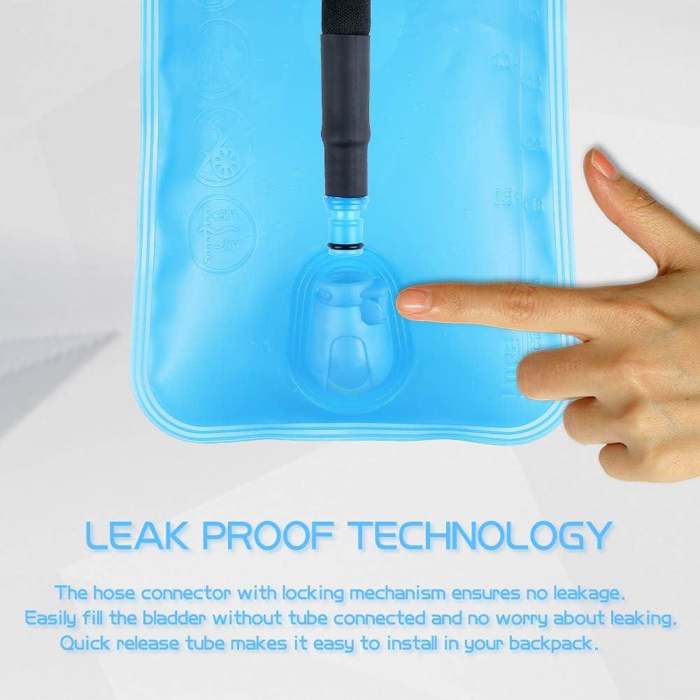 Saco de Hidratación 2L LANNEY Verde Militar con Tubo Aislado