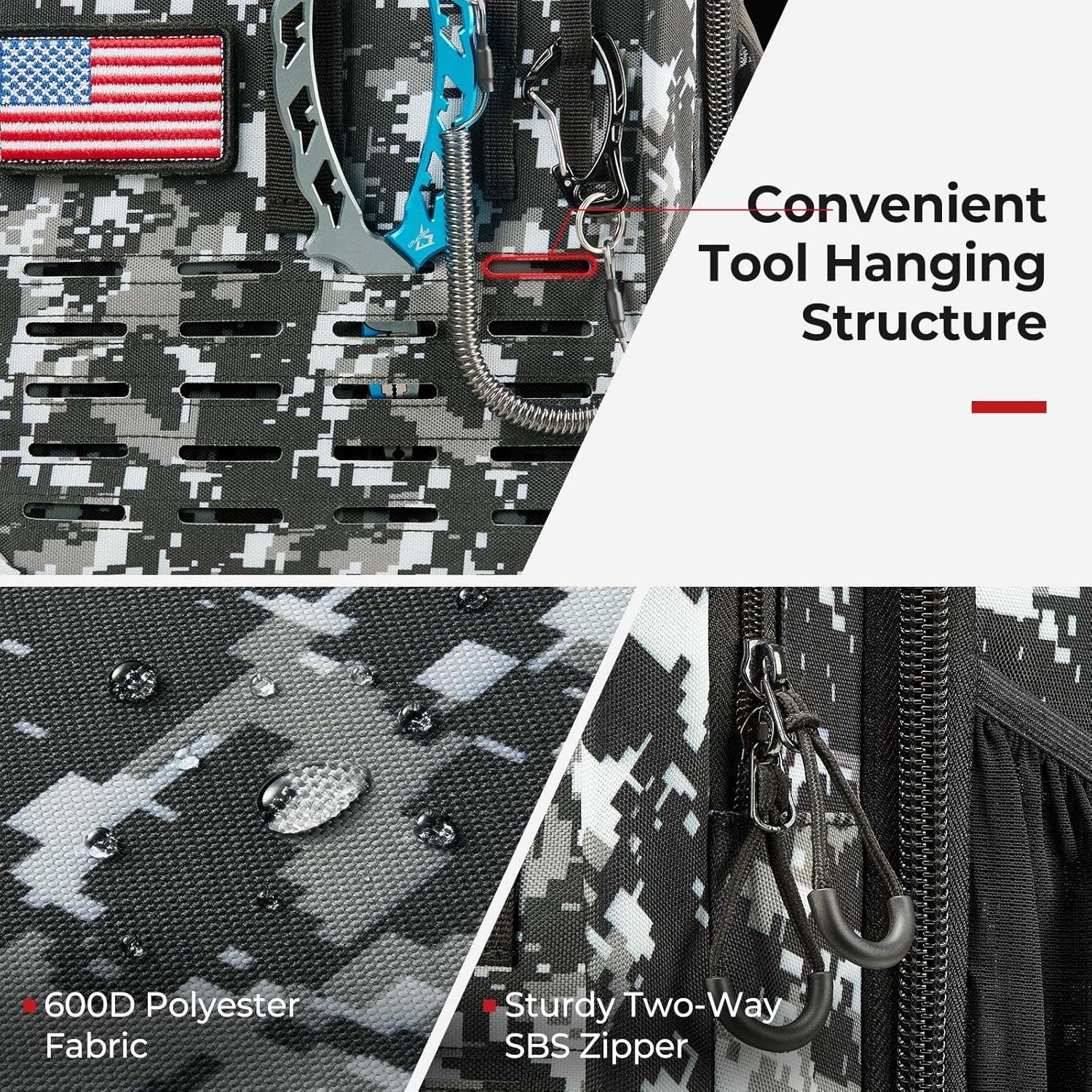 Mochila de Pesca Piscifun TBG021 20L Camuflaje Digital